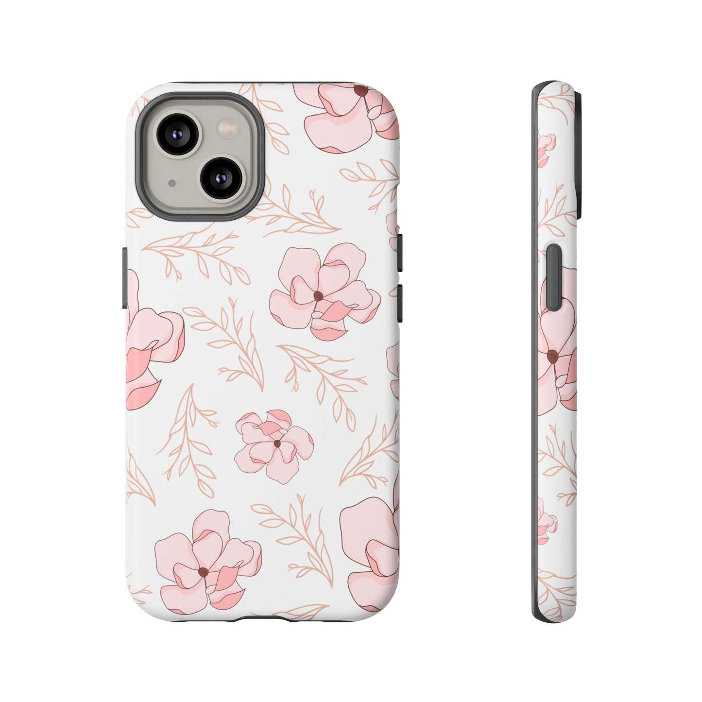 Pink Magnolia Bloom Tough Phone Case for iPhone
