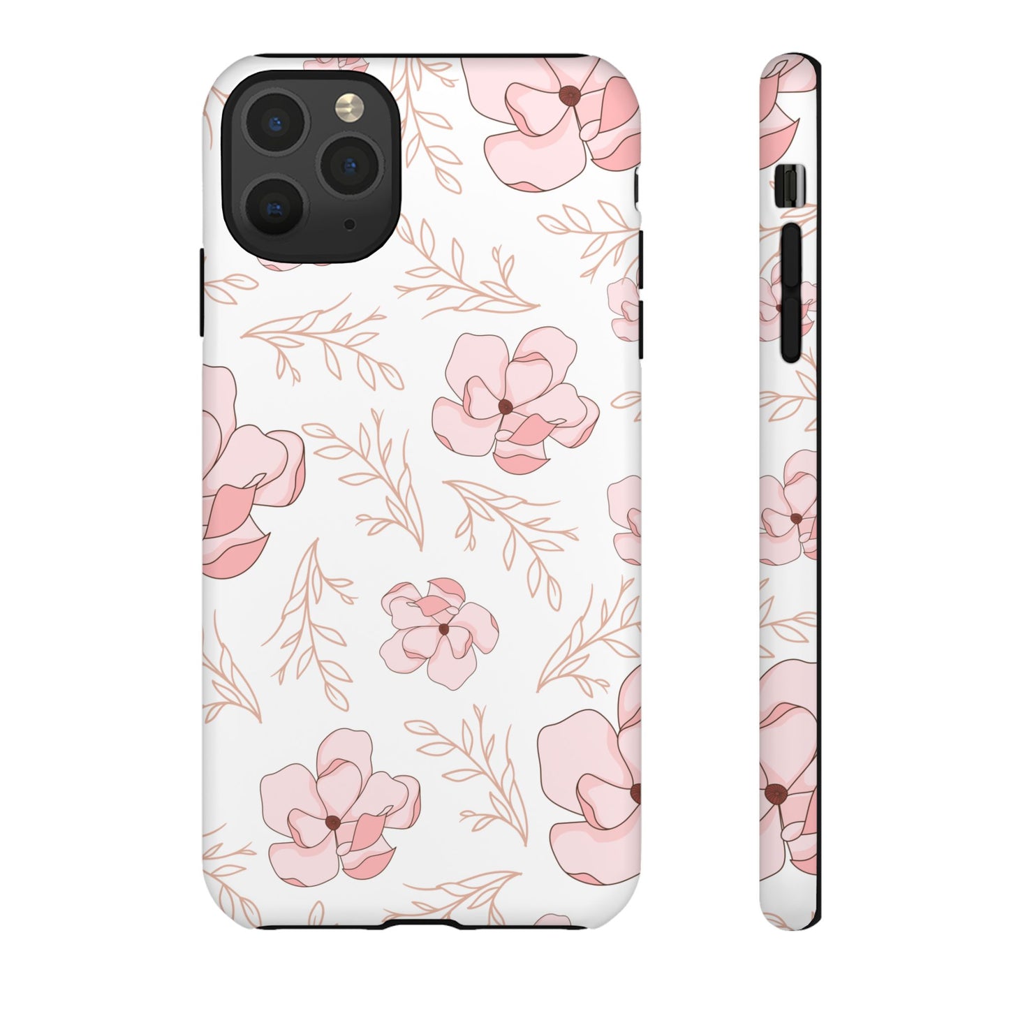 Pink Magnolia Bloom Tough Phone Case for iPhone