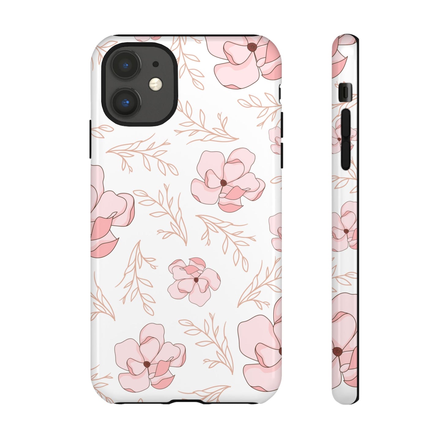 Pink Magnolia Bloom Tough Phone Case for iPhone