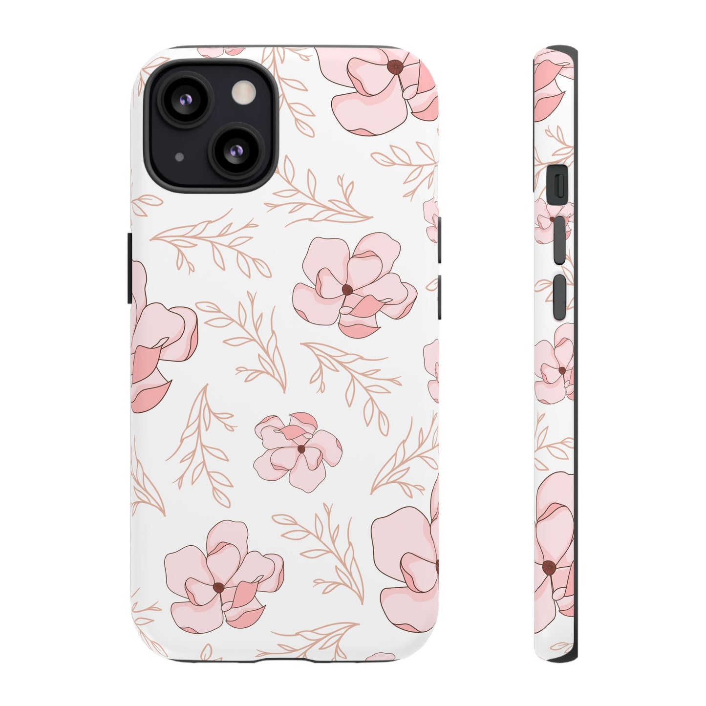 Pink Magnolia Bloom Tough Phone Case for iPhone