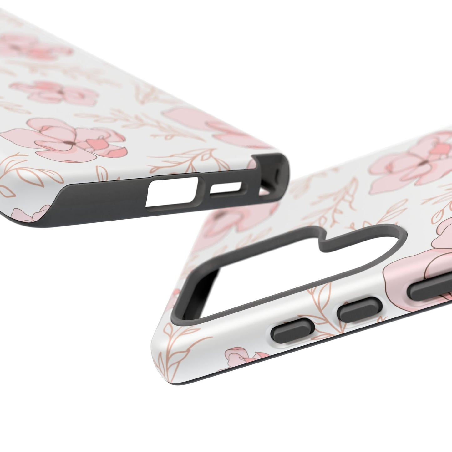 Pink Magnolia Bloom Tough Phone Case for Samsung Smartphone