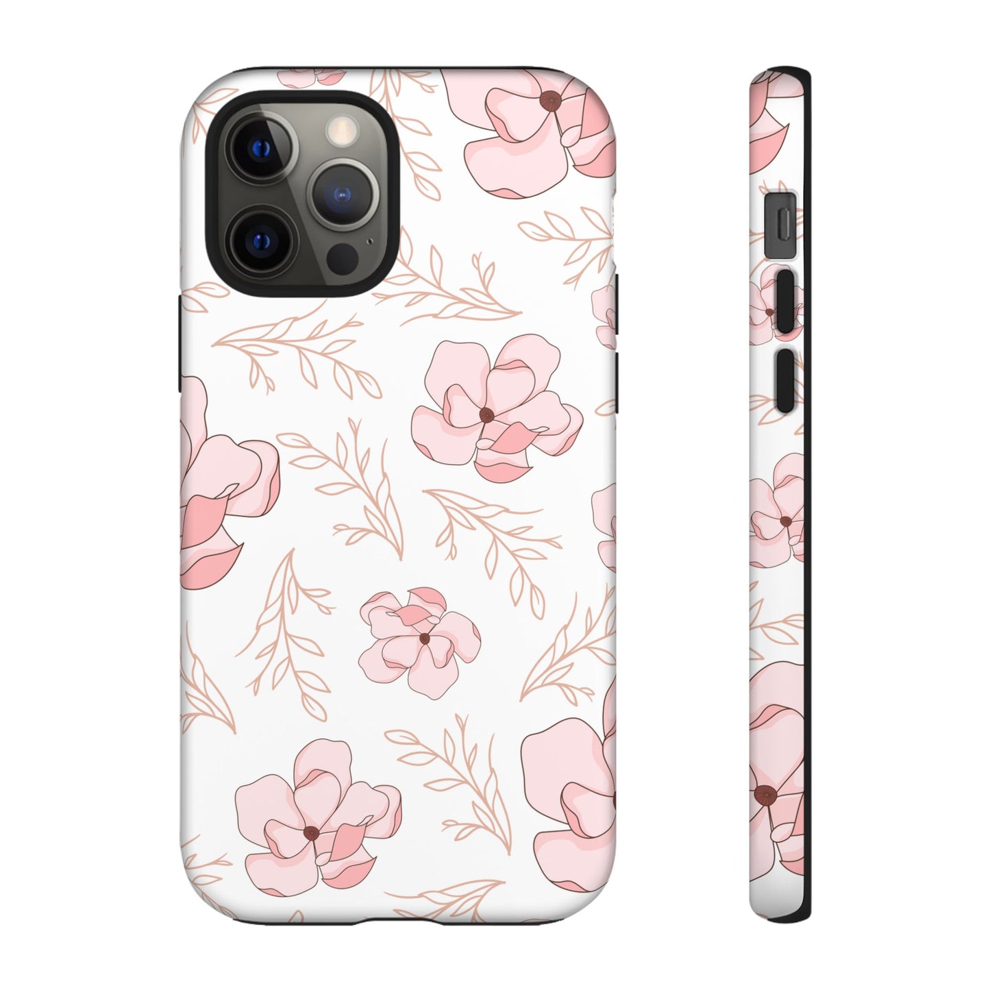 Pink Magnolia Bloom Tough Phone Case for iPhone