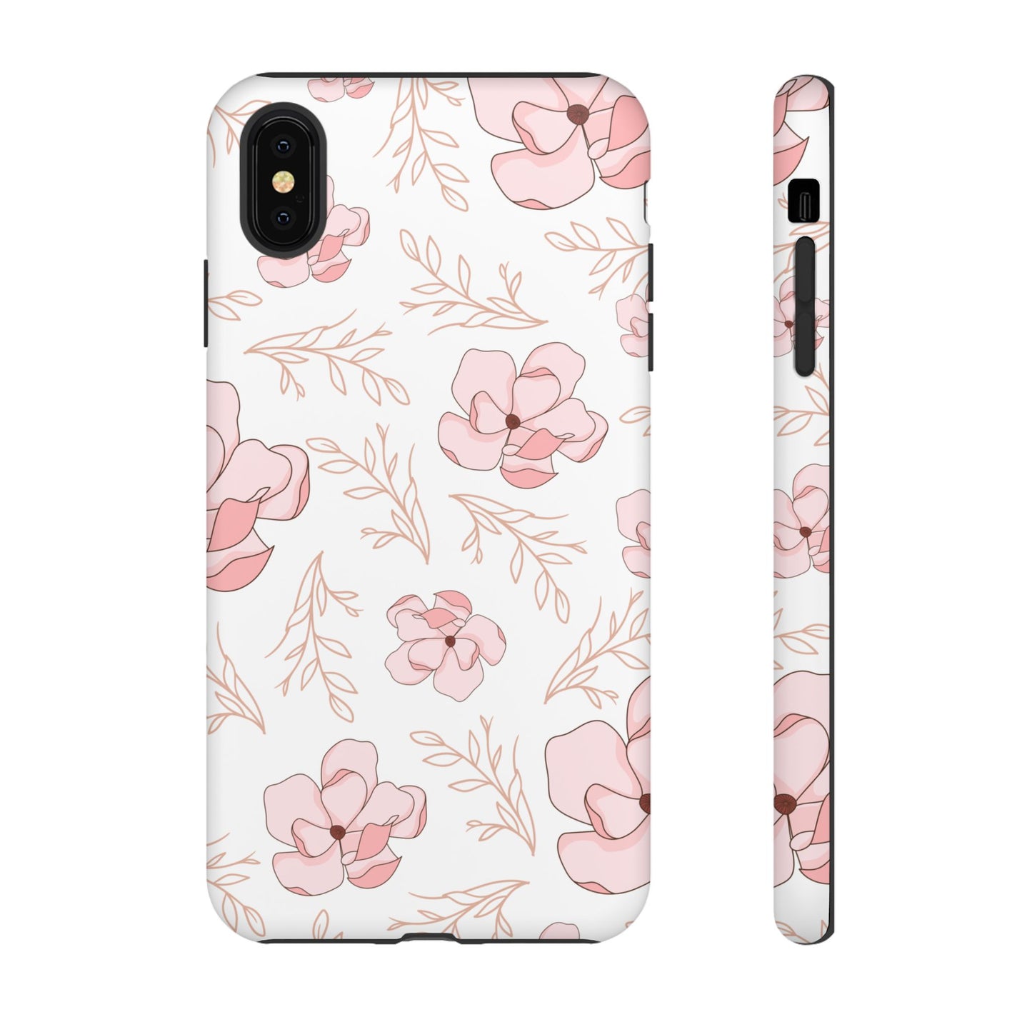 Pink Magnolia Bloom Tough Phone Case for iPhone