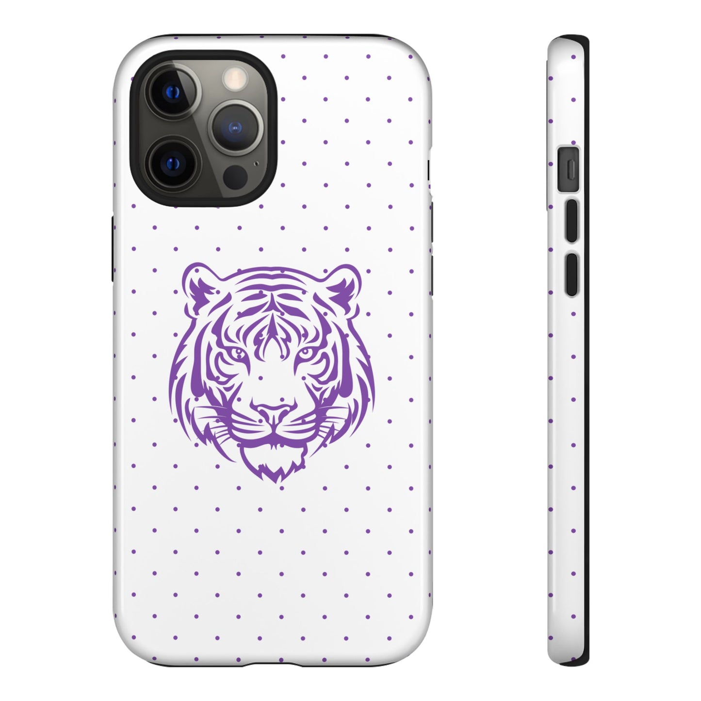 Polka Dot Tiger Tough Phone Case for iPhone