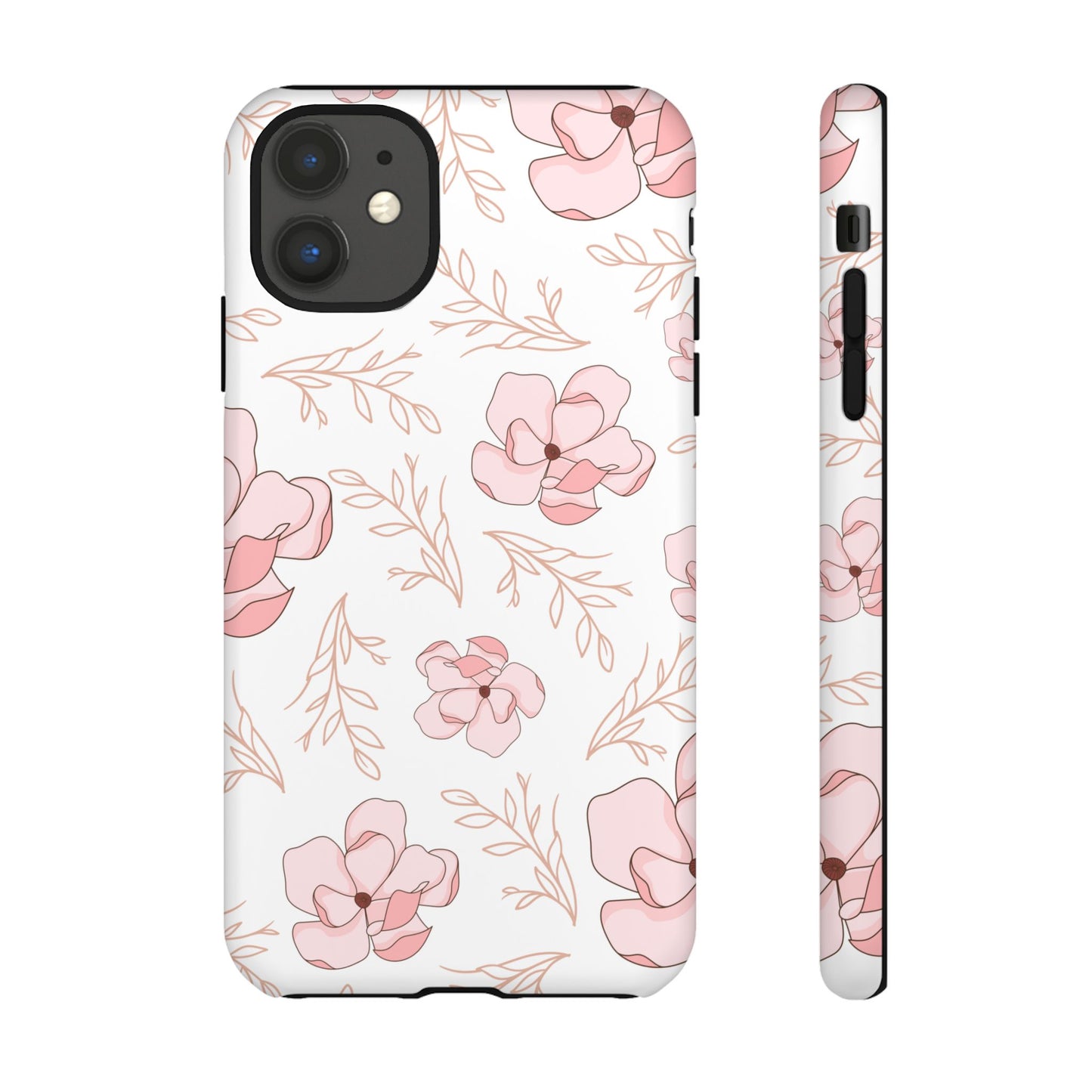 Pink Magnolia Bloom Tough Phone Case for iPhone