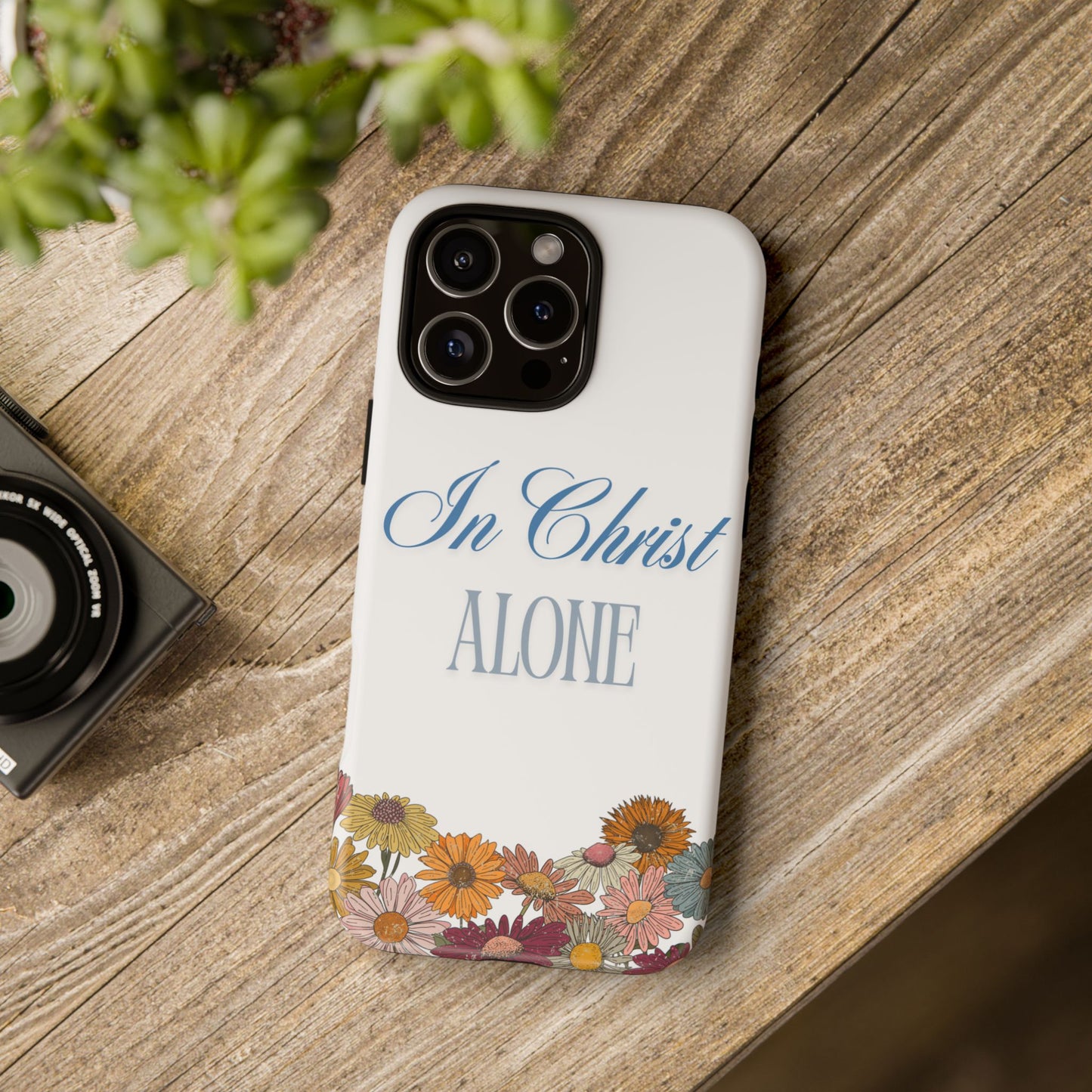 Hippies & Daisies "In Christ Alone" Tough Case for iPhone