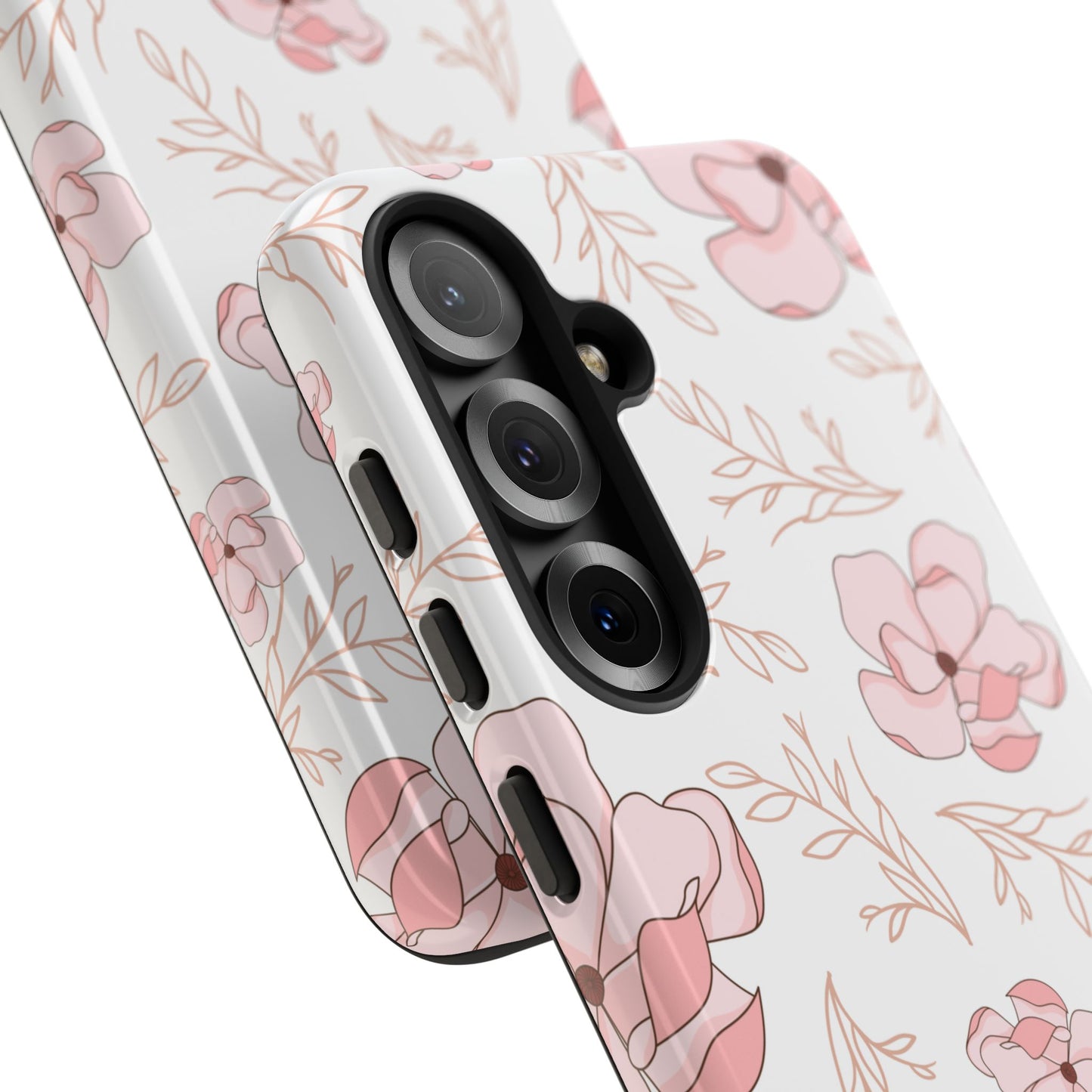 Pink Magnolia Bloom Tough Phone Case for Samsung Smartphone