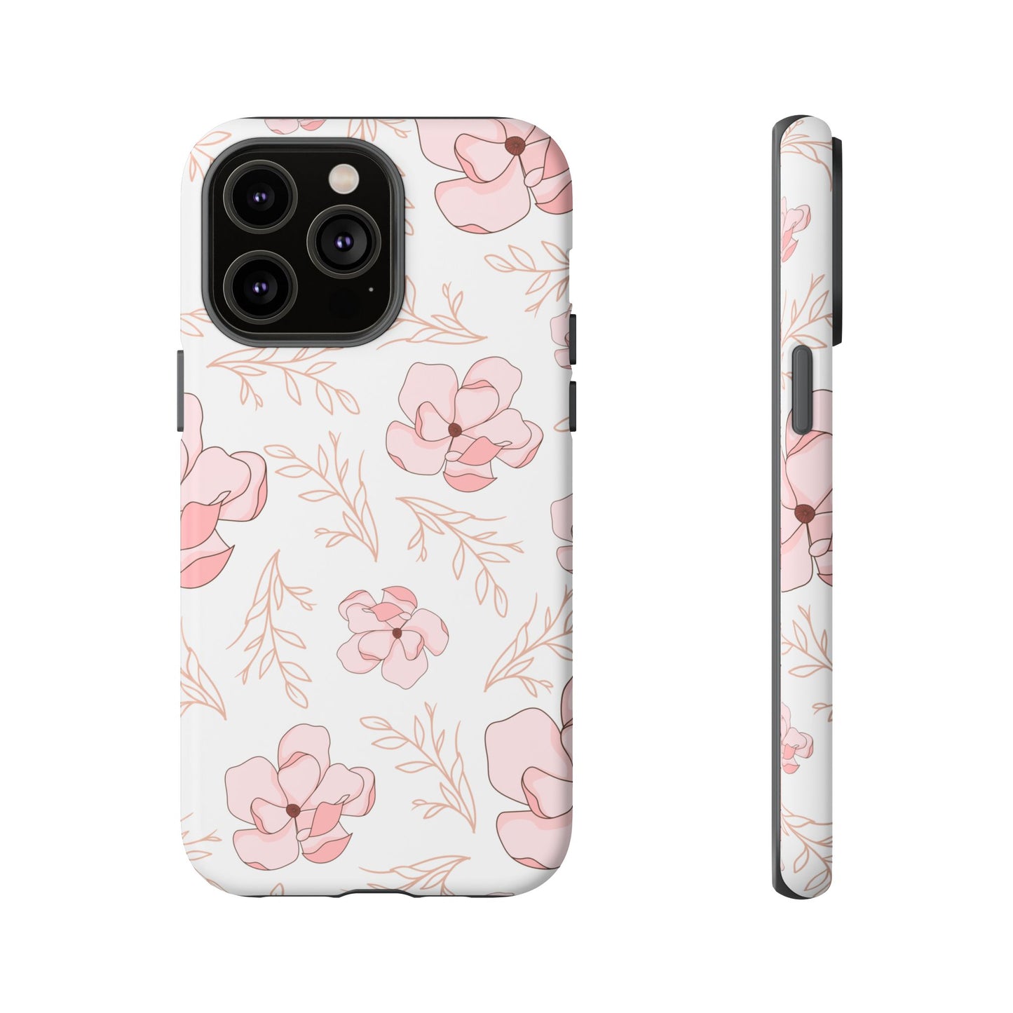 Pink Magnolia Bloom Tough Phone Case for iPhone