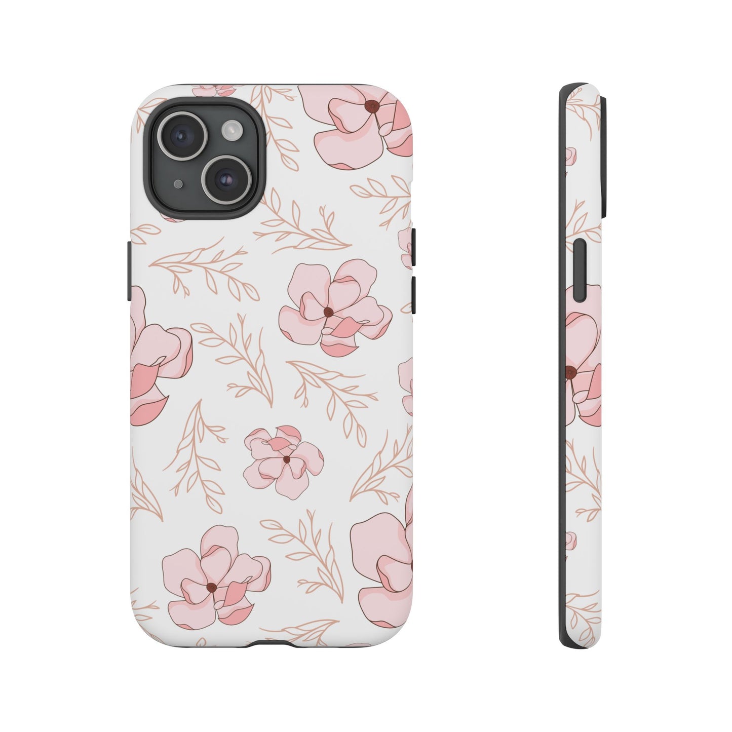 Pink Magnolia Bloom Tough Phone Case for iPhone