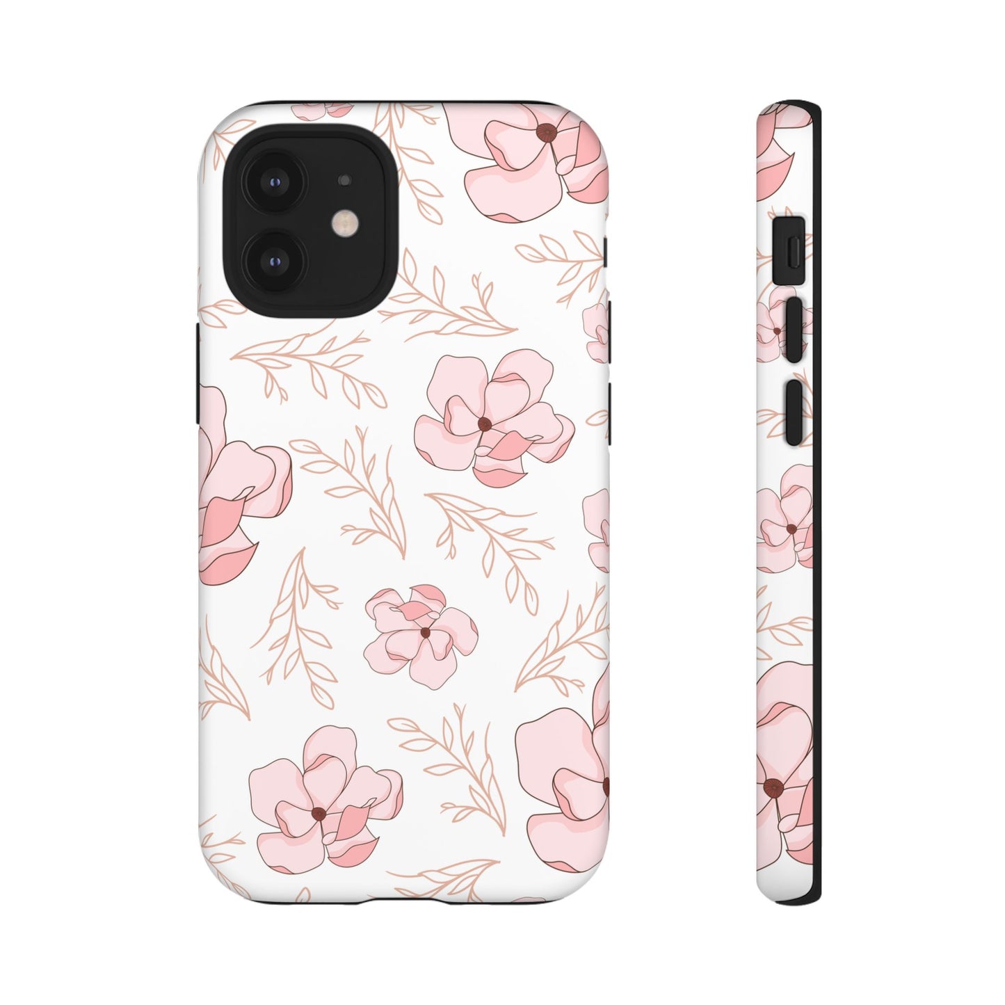 Pink Magnolia Bloom Tough Phone Case for iPhone