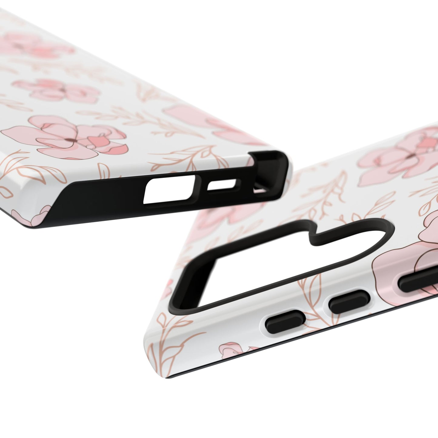 Pink Magnolia Bloom Tough Phone Case for Samsung Smartphone