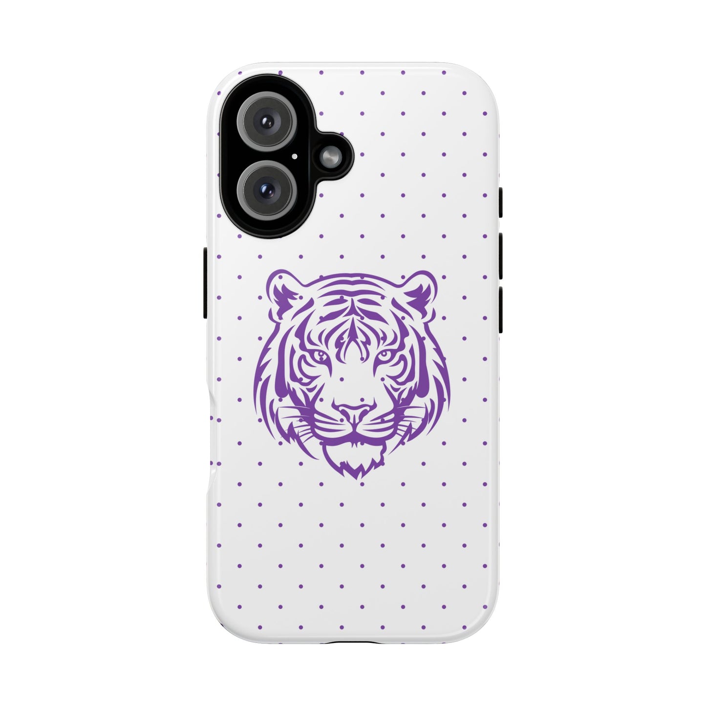 Polka Dot Tiger Tough Phone Case for iPhone