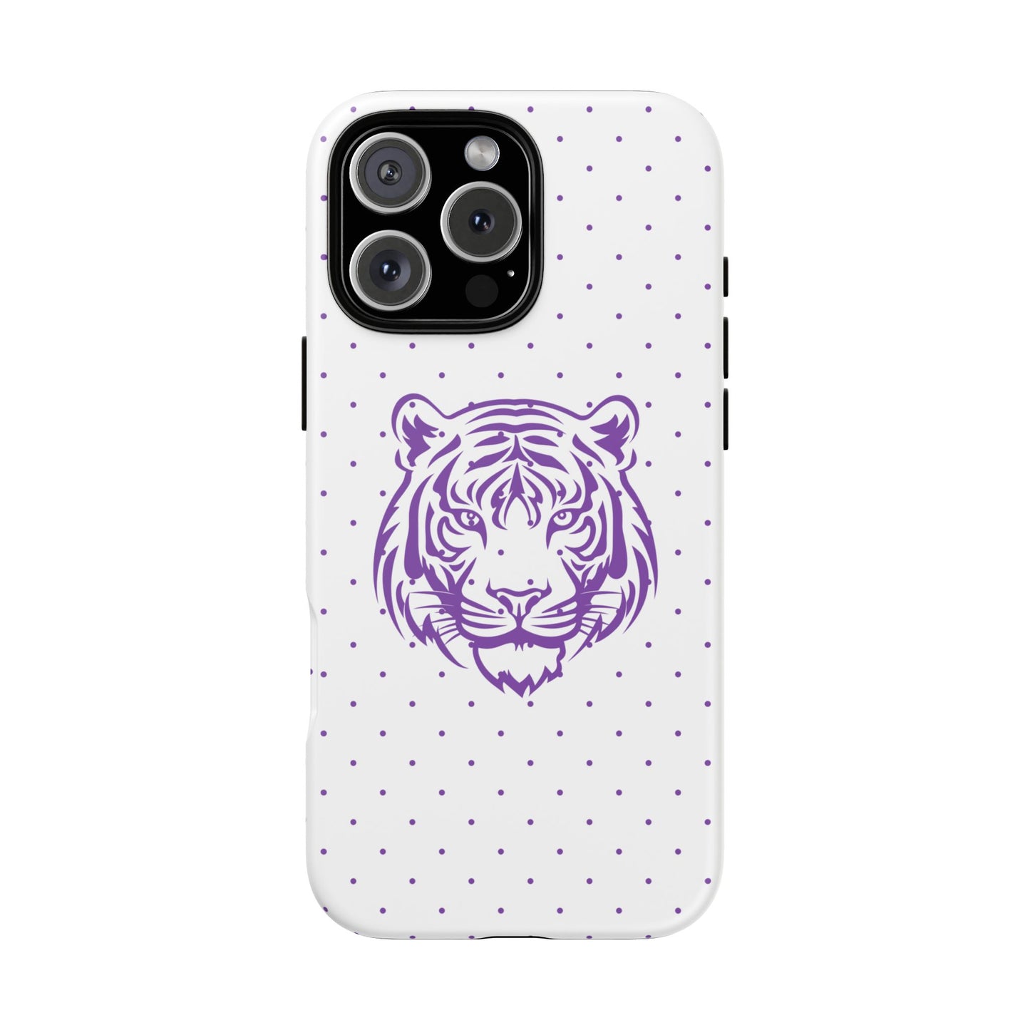 Polka Dot Tiger Tough Phone Case for iPhone