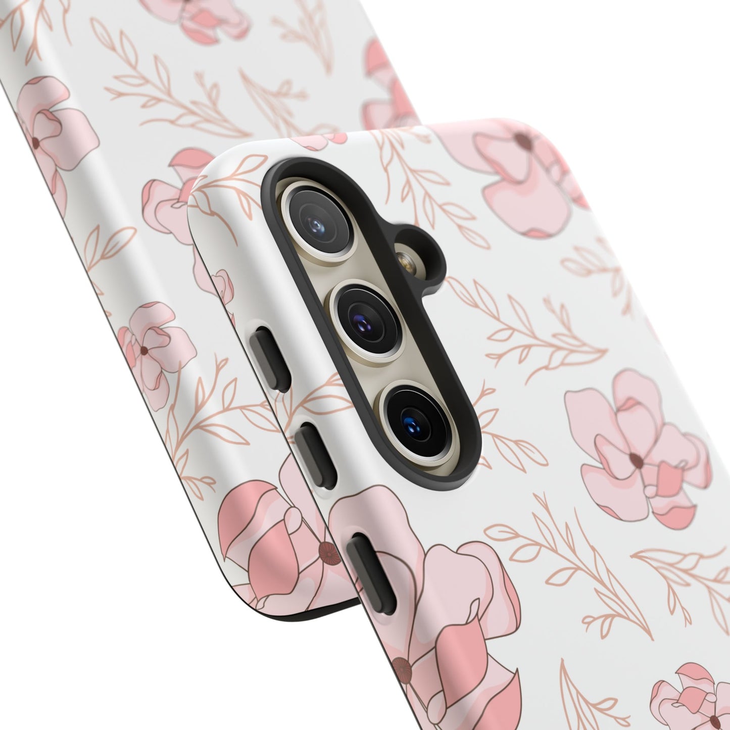 Pink Magnolia Bloom Tough Phone Case for Samsung Smartphone