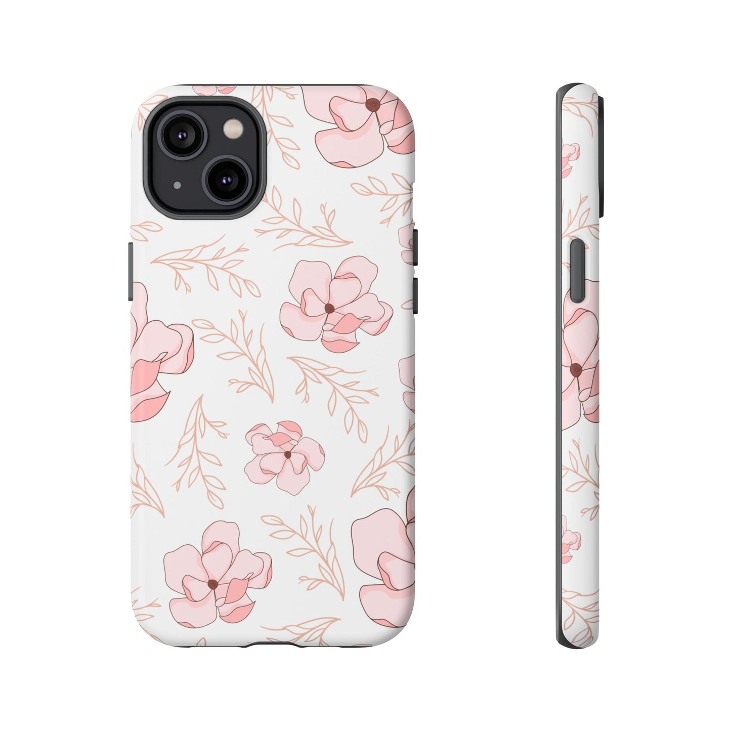 Pink Magnolia Bloom Tough Phone Case for iPhone