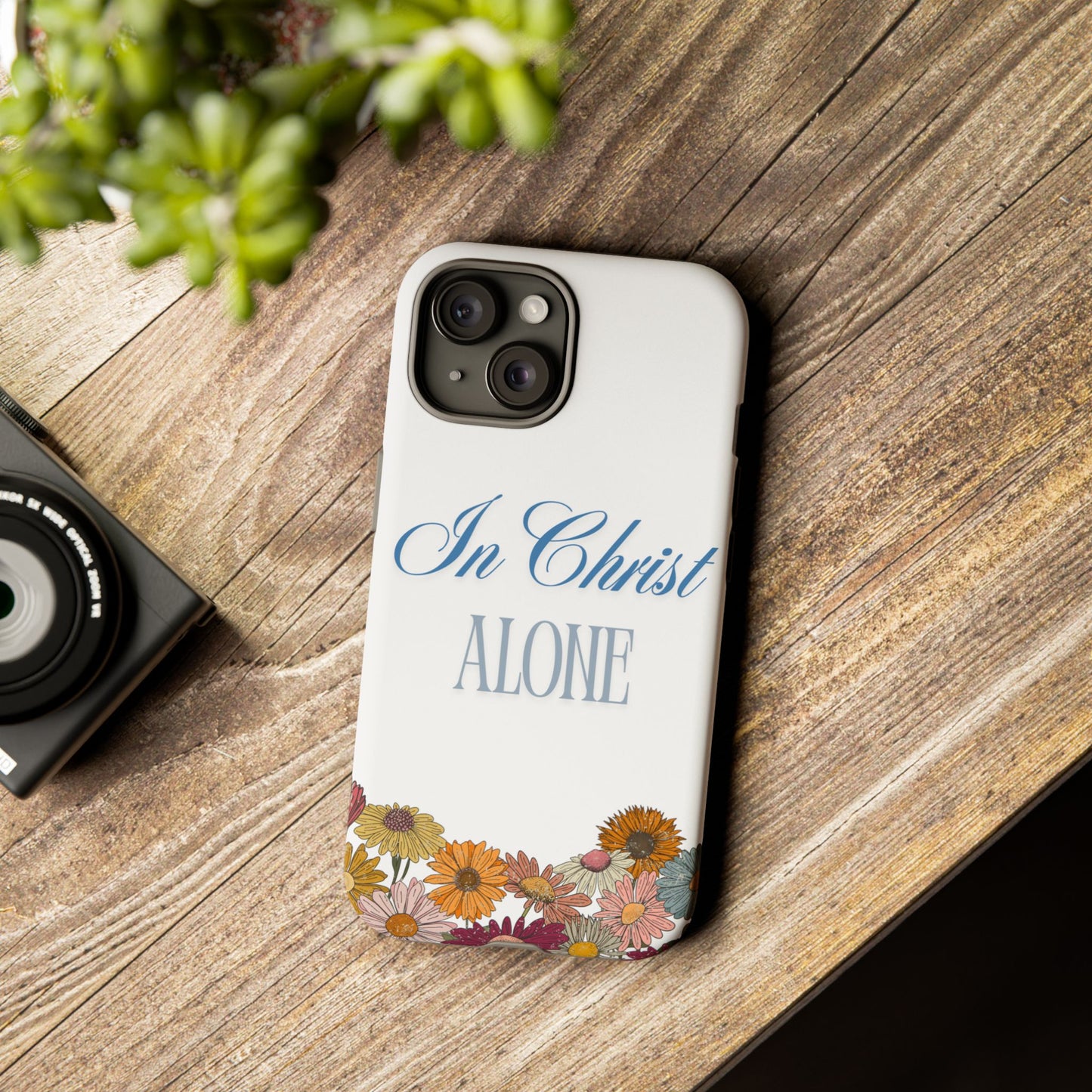 Hippies & Daisies "In Christ Alone" Tough Case for iPhone