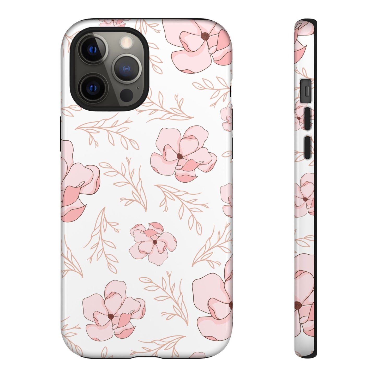 Pink Magnolia Bloom Tough Phone Case for iPhone