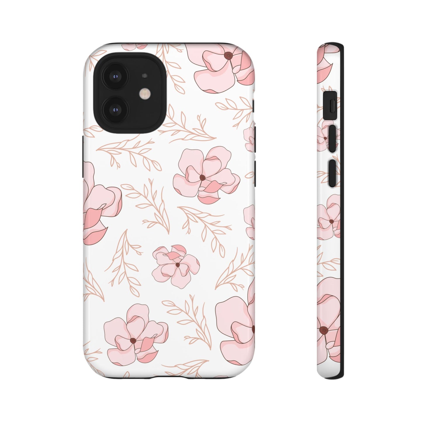 Pink Magnolia Bloom Tough Phone Case for iPhone