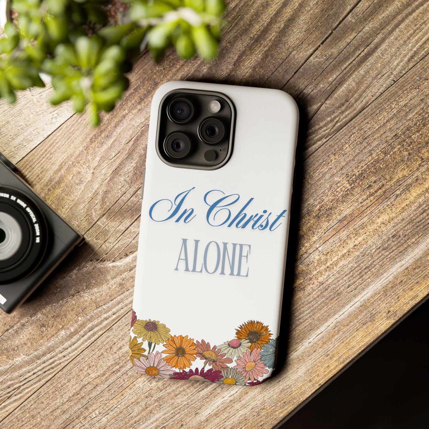 Hippies & Daisies "In Christ Alone" Tough Case for iPhone