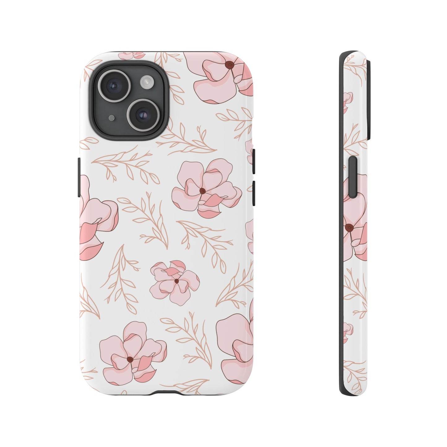 Pink Magnolia Bloom Tough Phone Case for iPhone