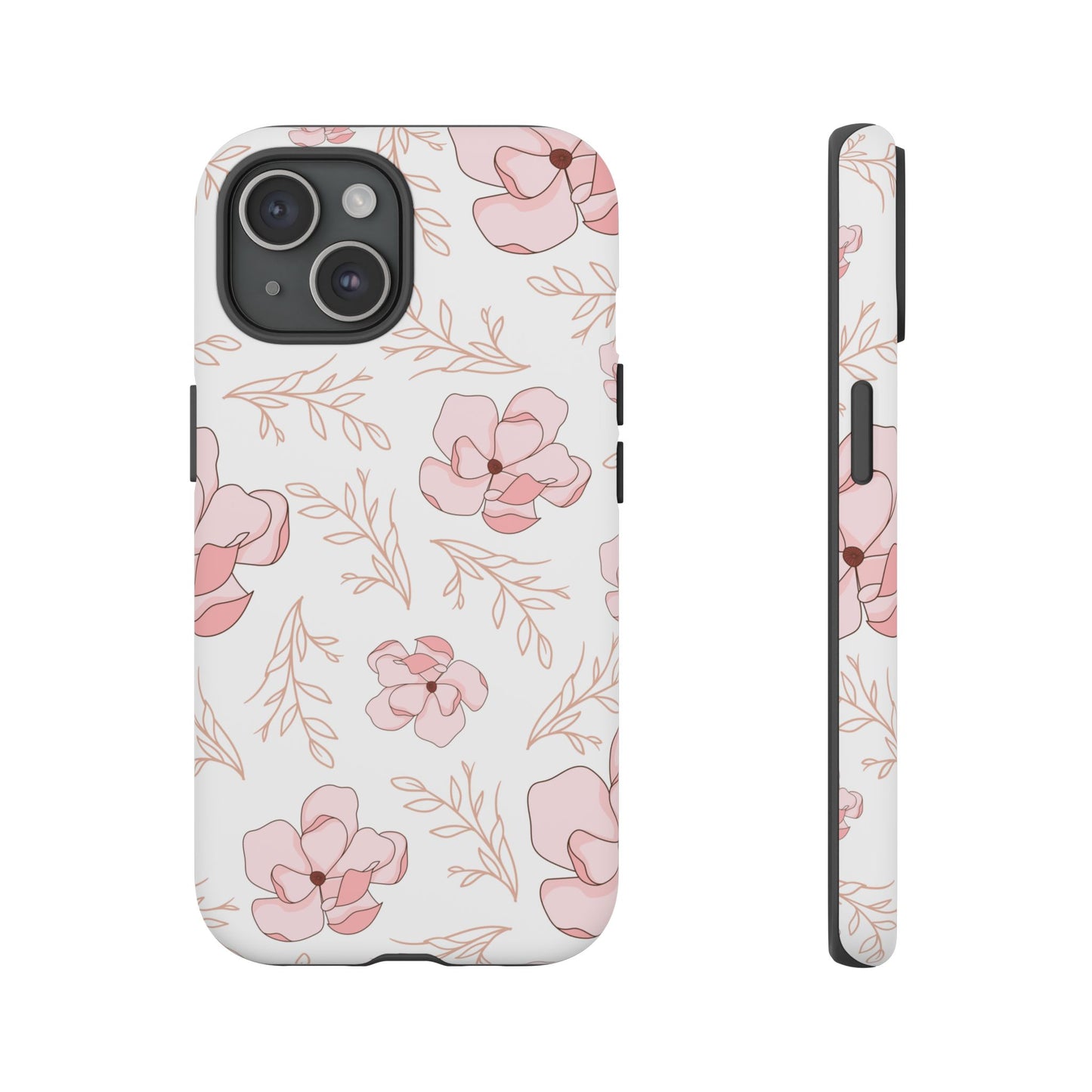Pink Magnolia Bloom Tough Phone Case for iPhone