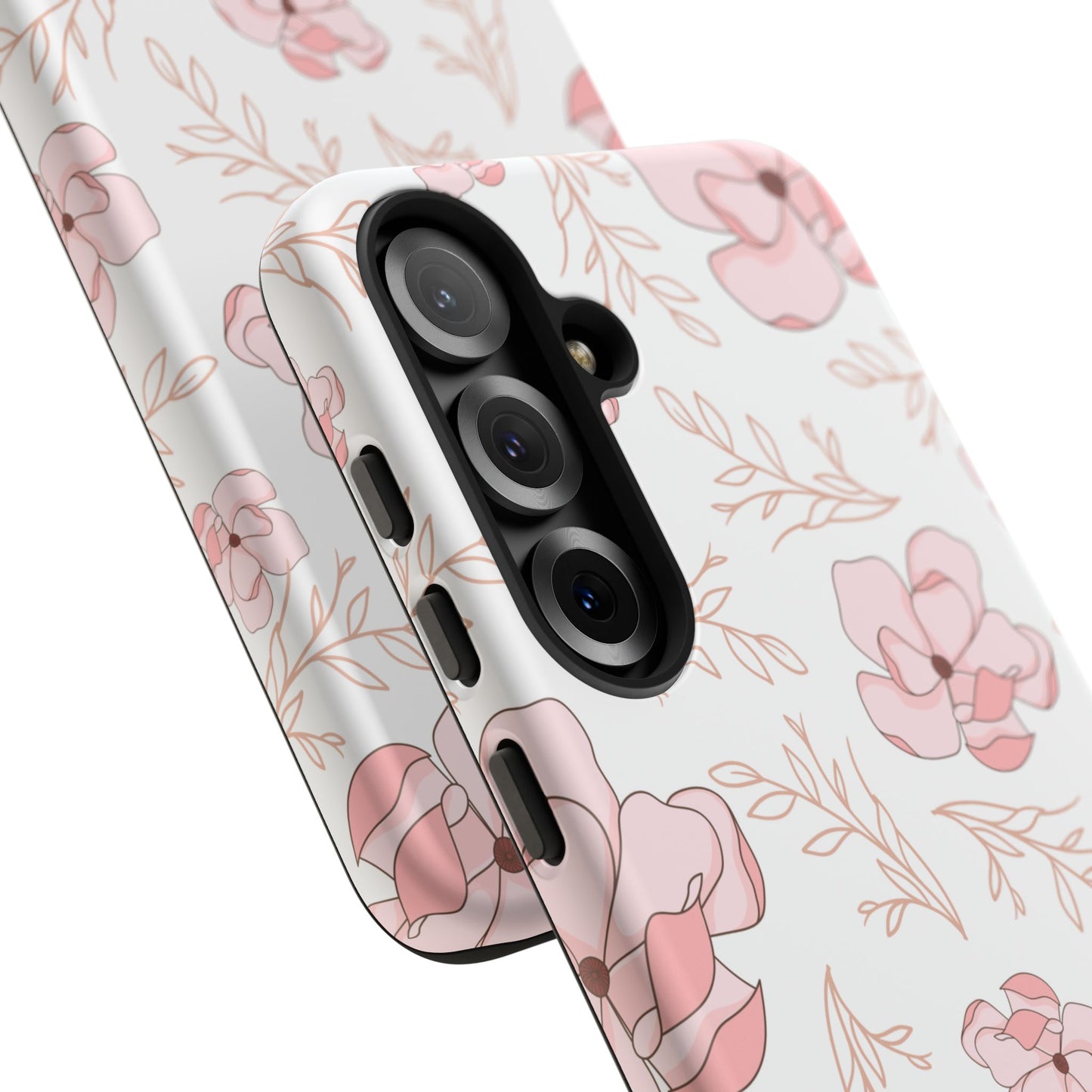 Pink Magnolia Bloom Tough Phone Case for Samsung Smartphone