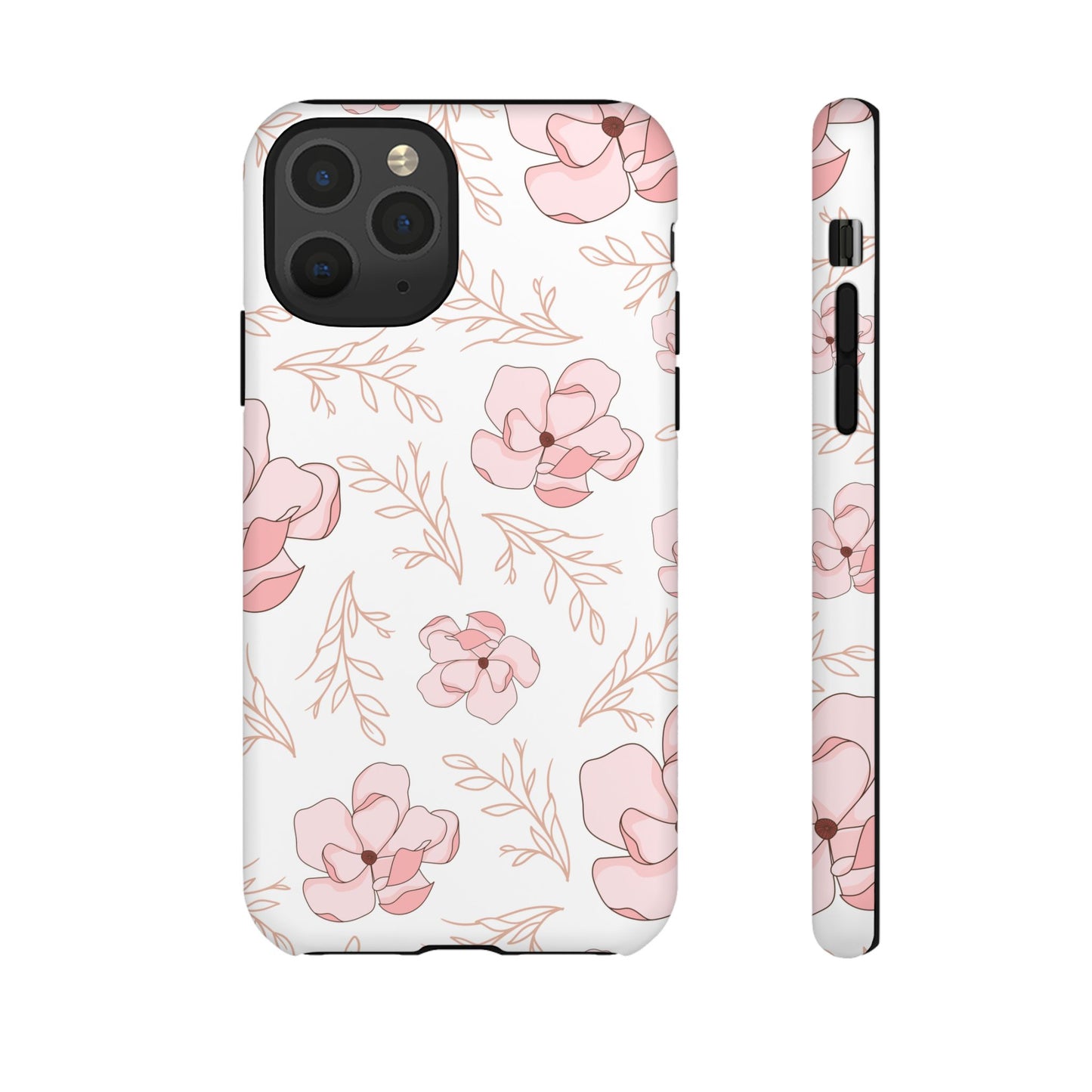 Pink Magnolia Bloom Tough Phone Case for iPhone