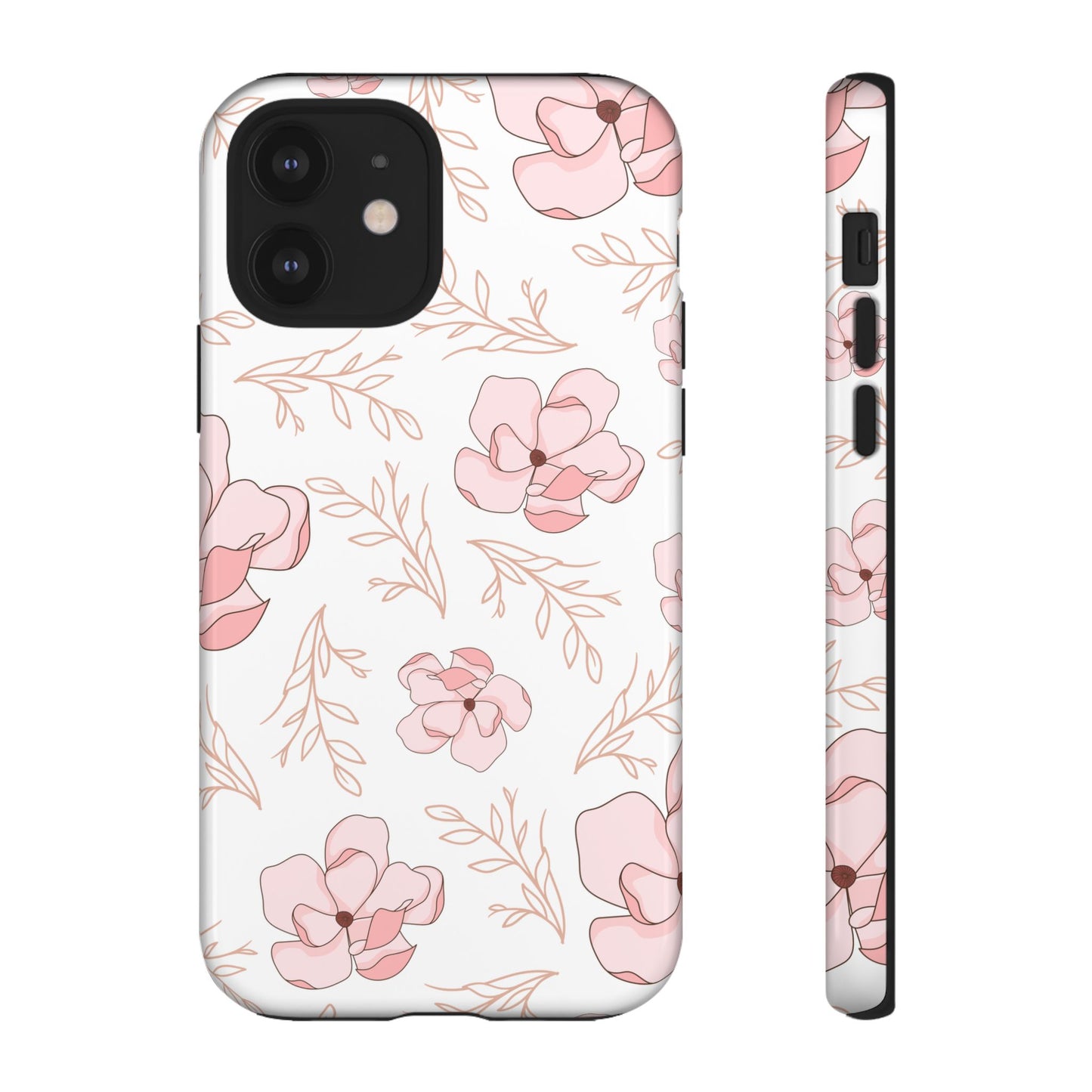 Pink Magnolia Bloom Tough Phone Case for iPhone