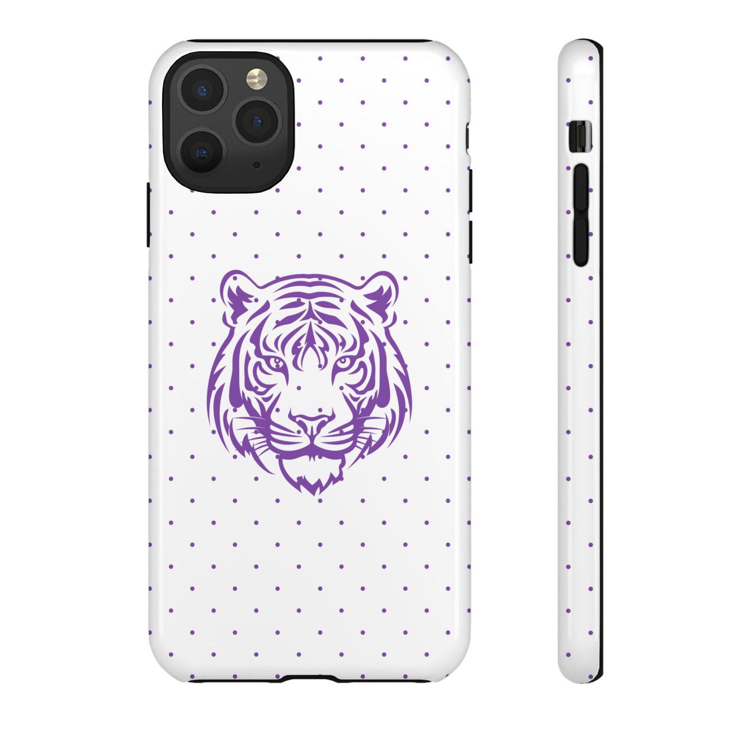 Polka Dot Tiger Tough Phone Case for iPhone