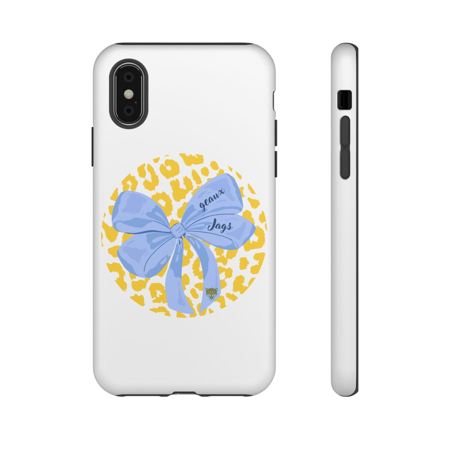 Geaux Jags Coquette Tough Phone Case for iPhone