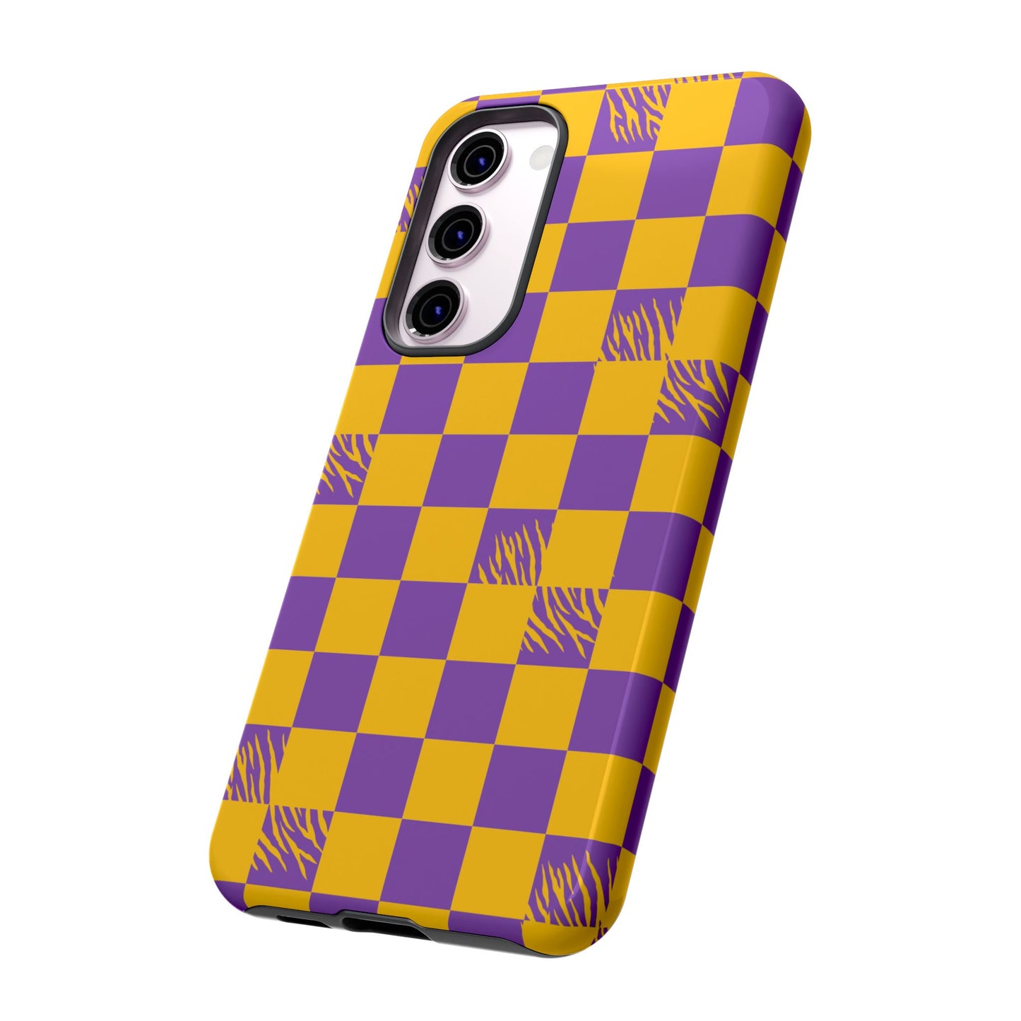 Bold Checkerboard Phone Case - Tough Cases for Samsung Smartphones