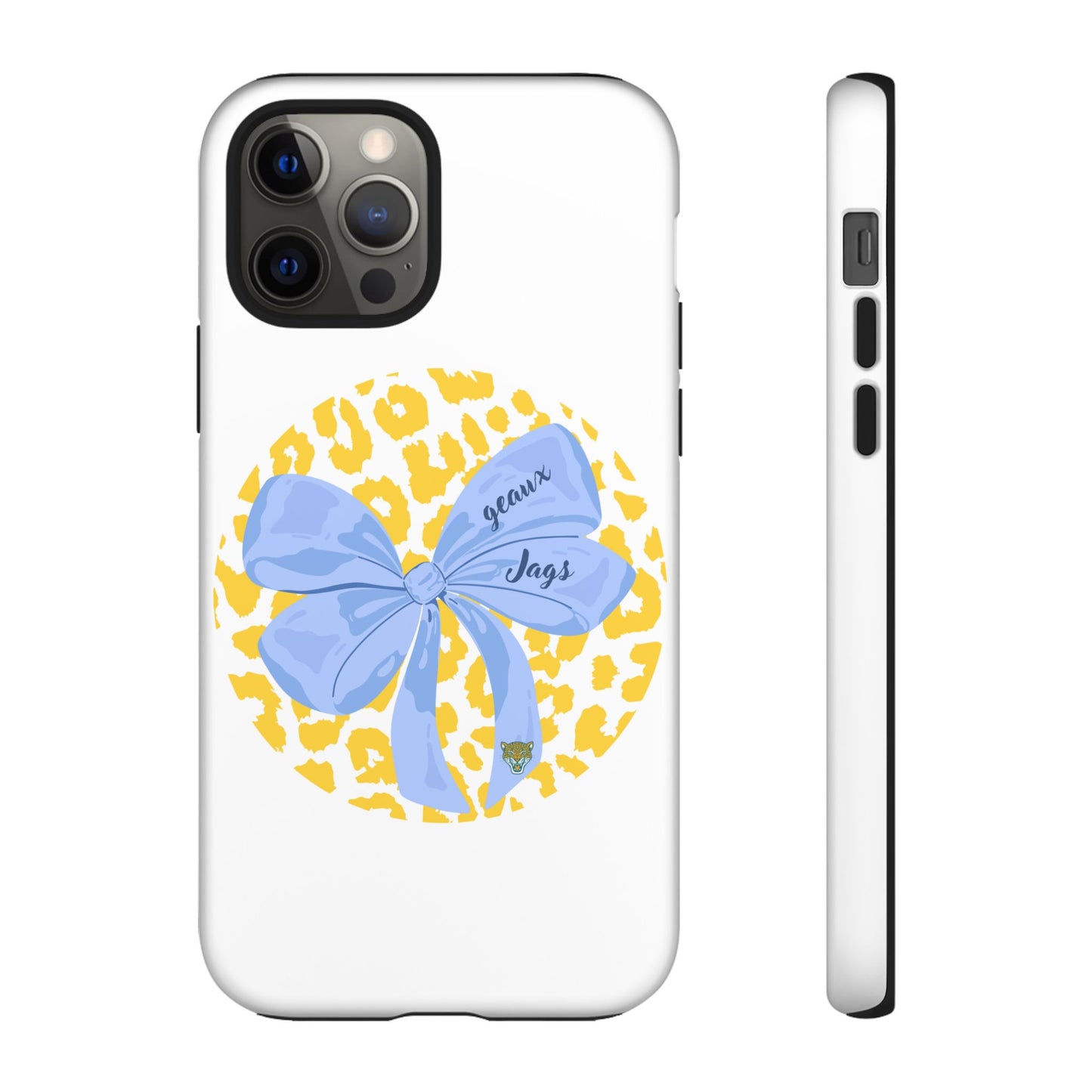 Geaux Jags Coquette Tough Phone Case for iPhone