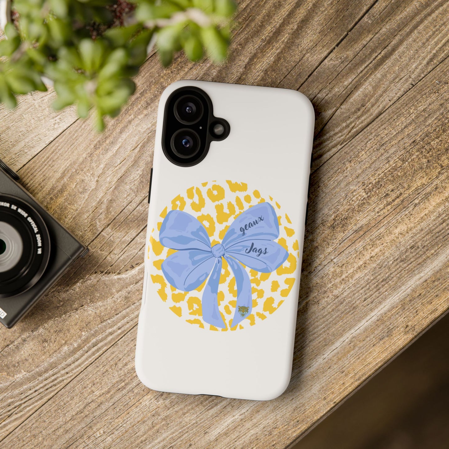 Geaux Jags Coquette Tough Phone Case for iPhone