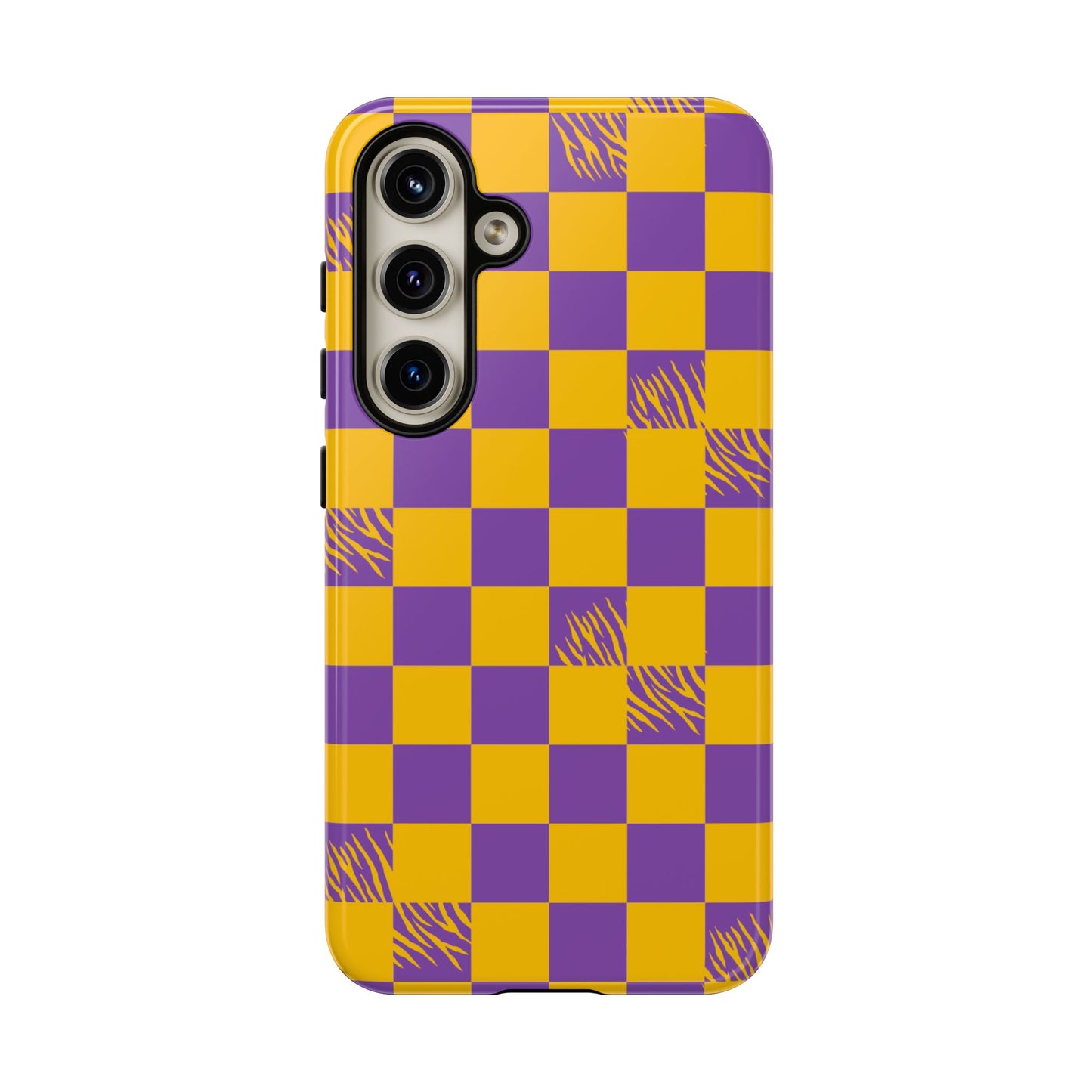Bold Checkerboard Phone Case - Tough Cases for Samsung Smartphones