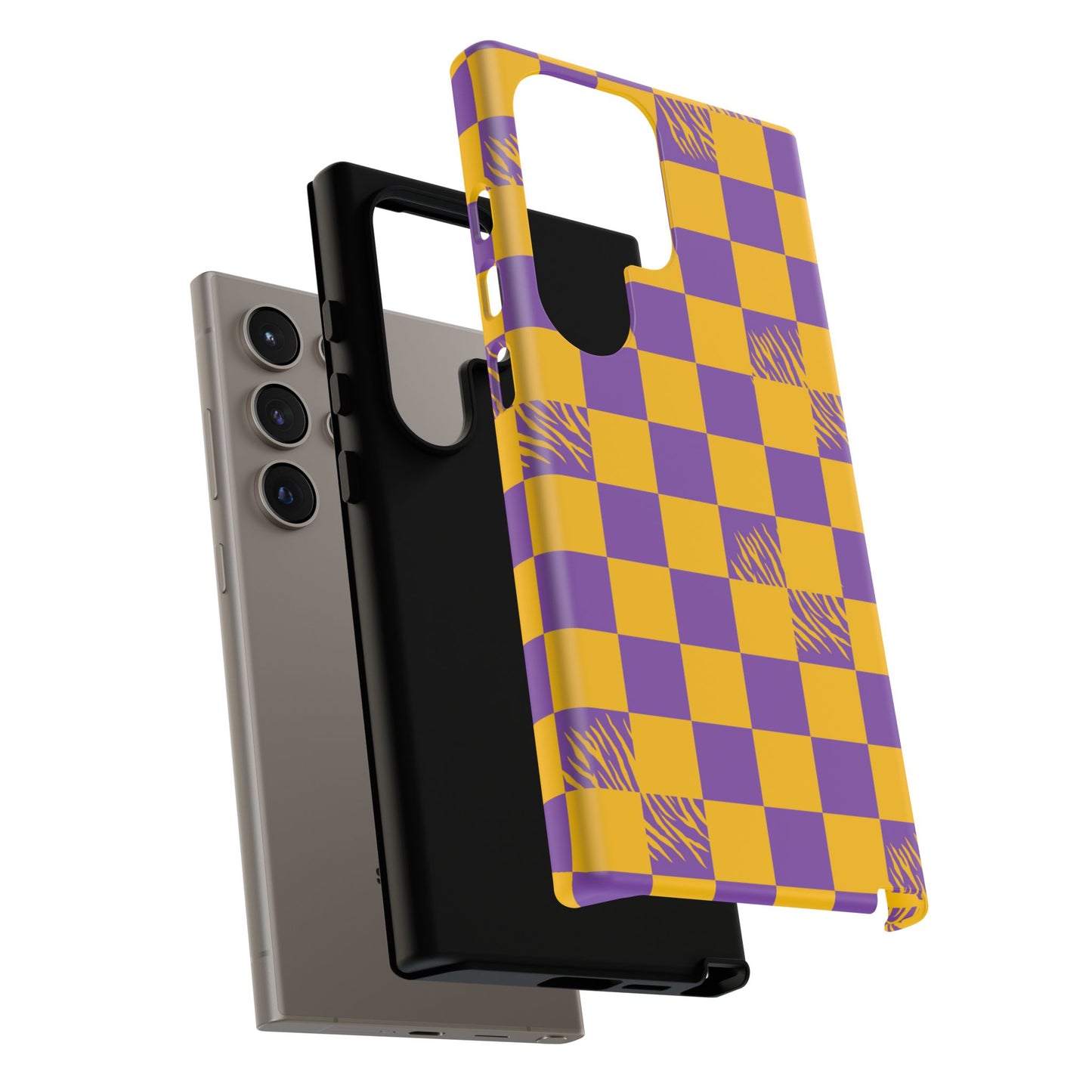 Bold Checkerboard Phone Case - Tough Cases for Samsung Smartphones