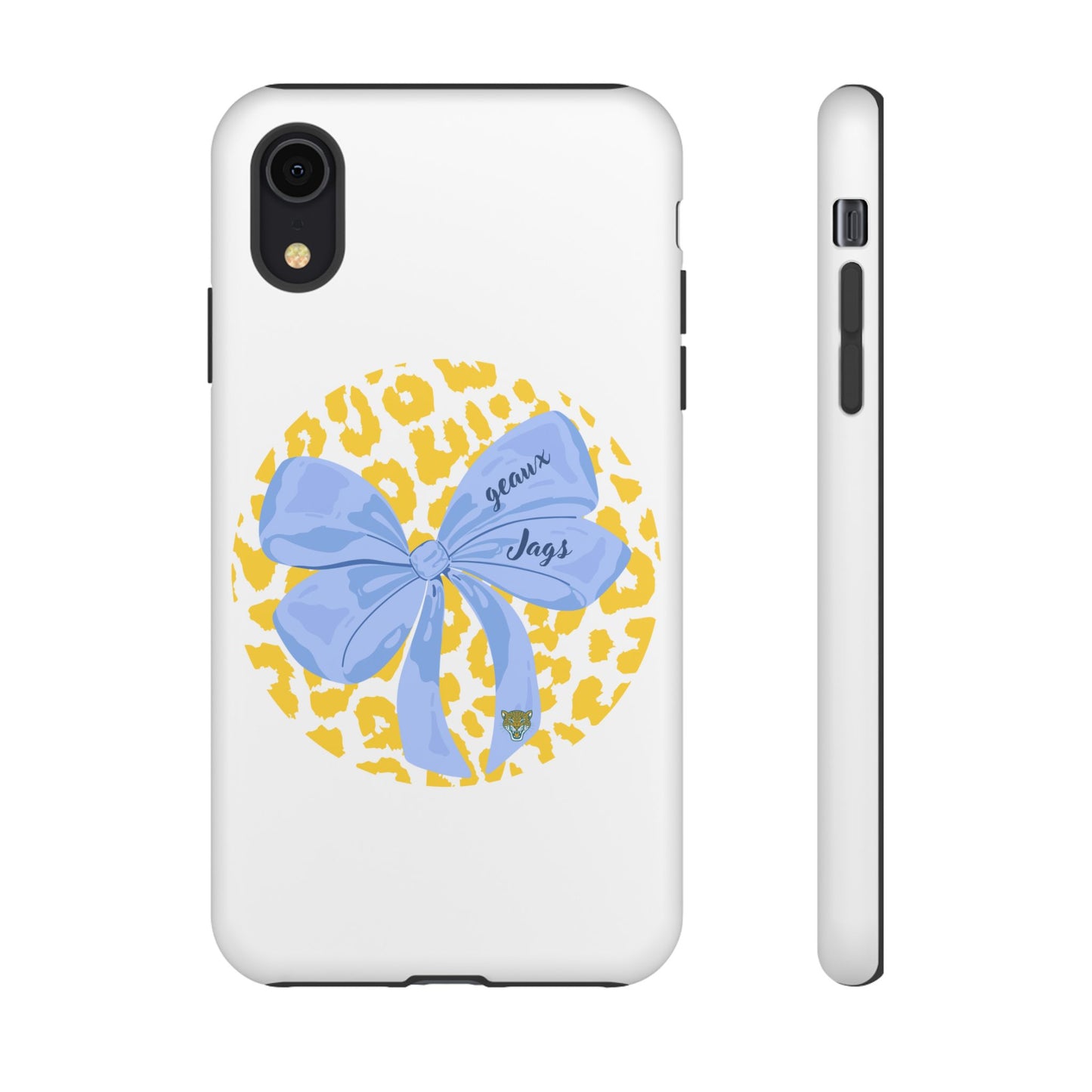 Geaux Jags Coquette Tough Phone Case for iPhone