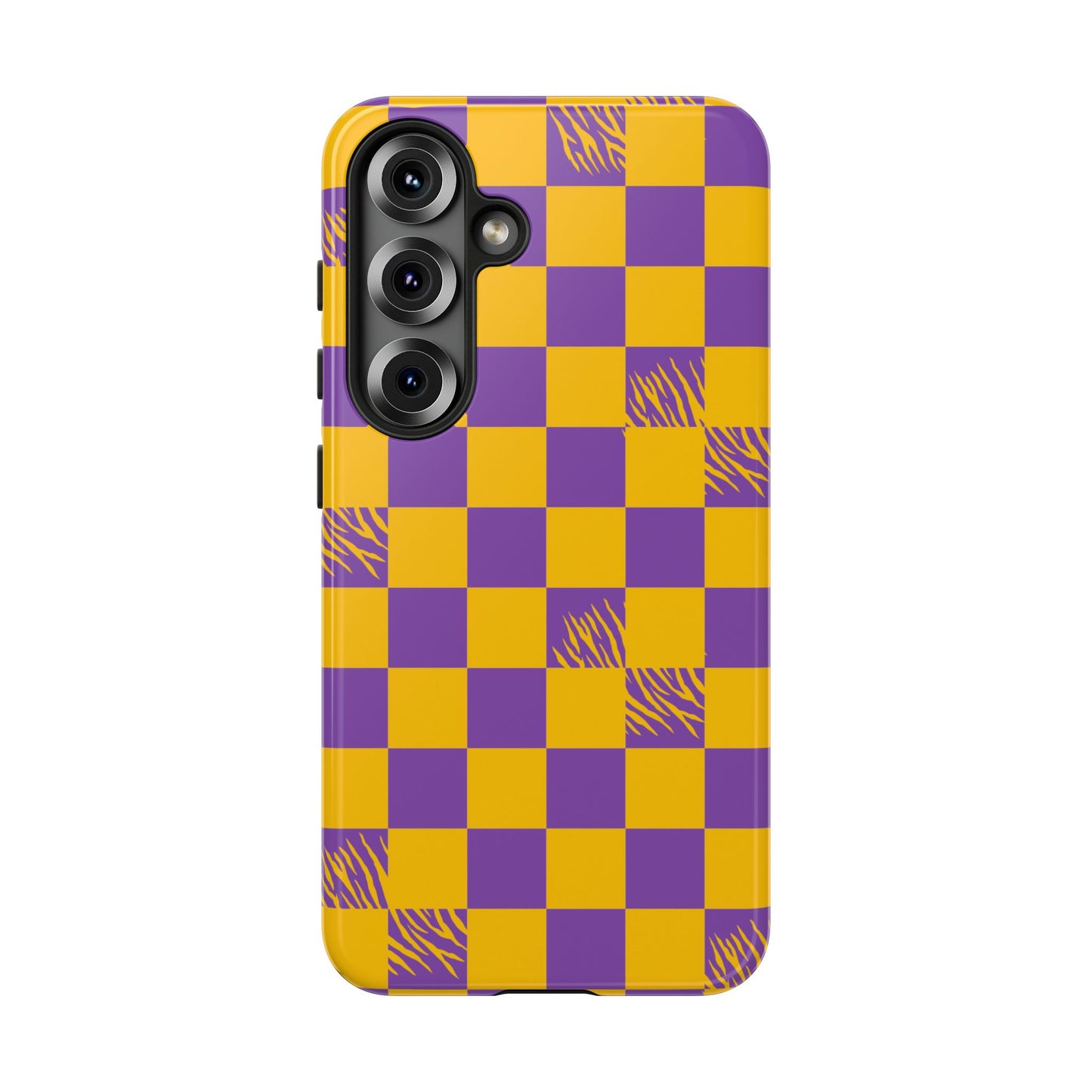 Bold Checkerboard Phone Case - Tough Cases for Samsung Smartphones