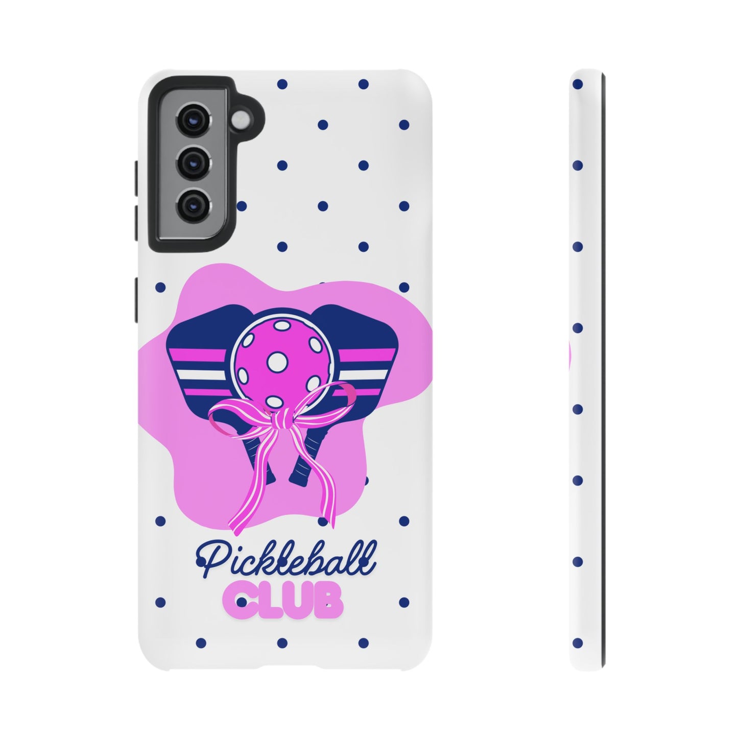 Pickleball Club Tough Phone Case for Samsung Smartphones