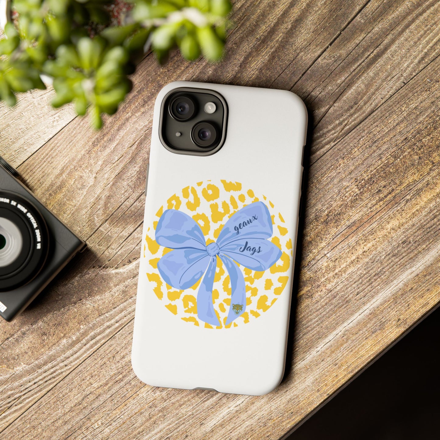 Geaux Jags Coquette Tough Phone Case for iPhone