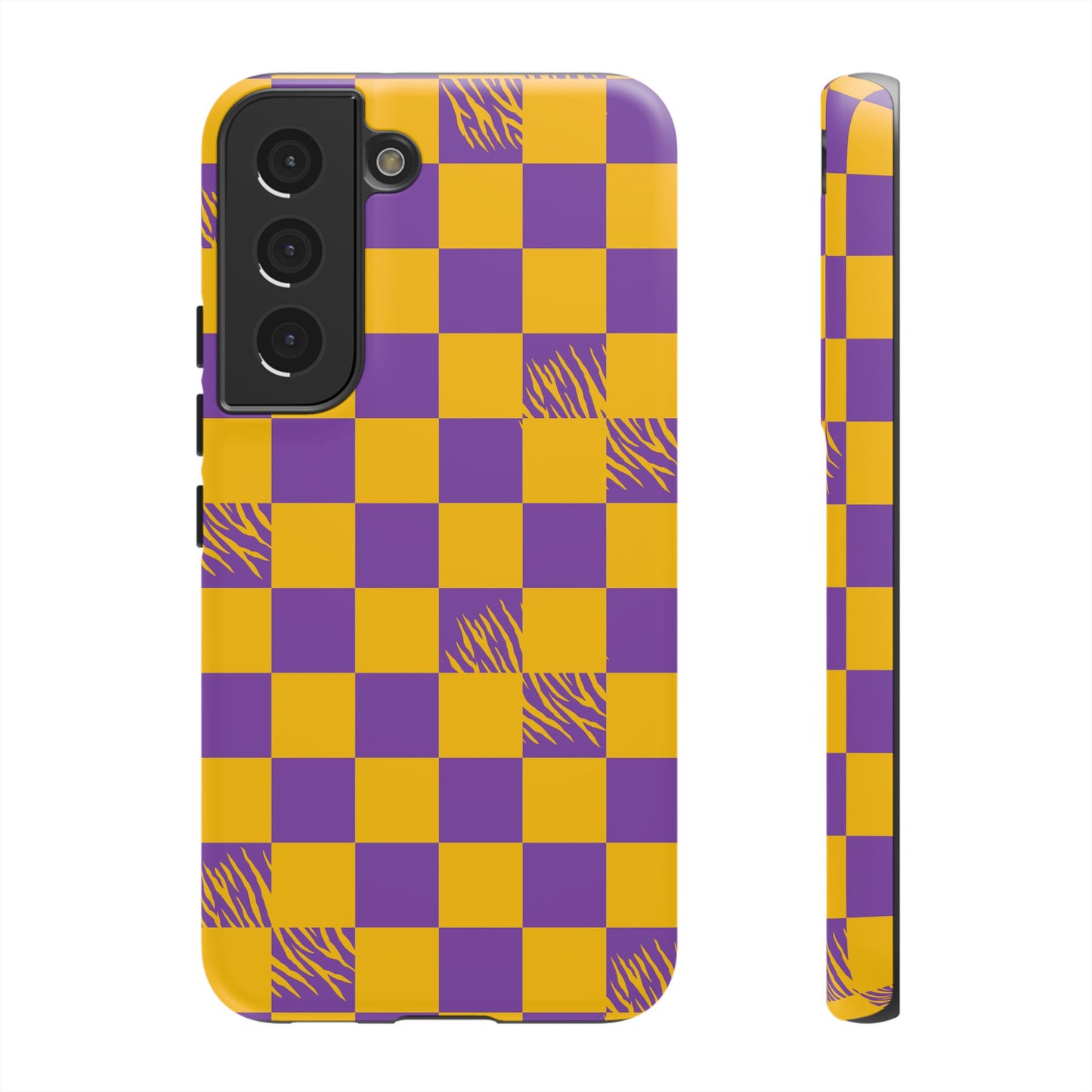 Bold Checkerboard Phone Case - Tough Cases for Samsung Smartphones