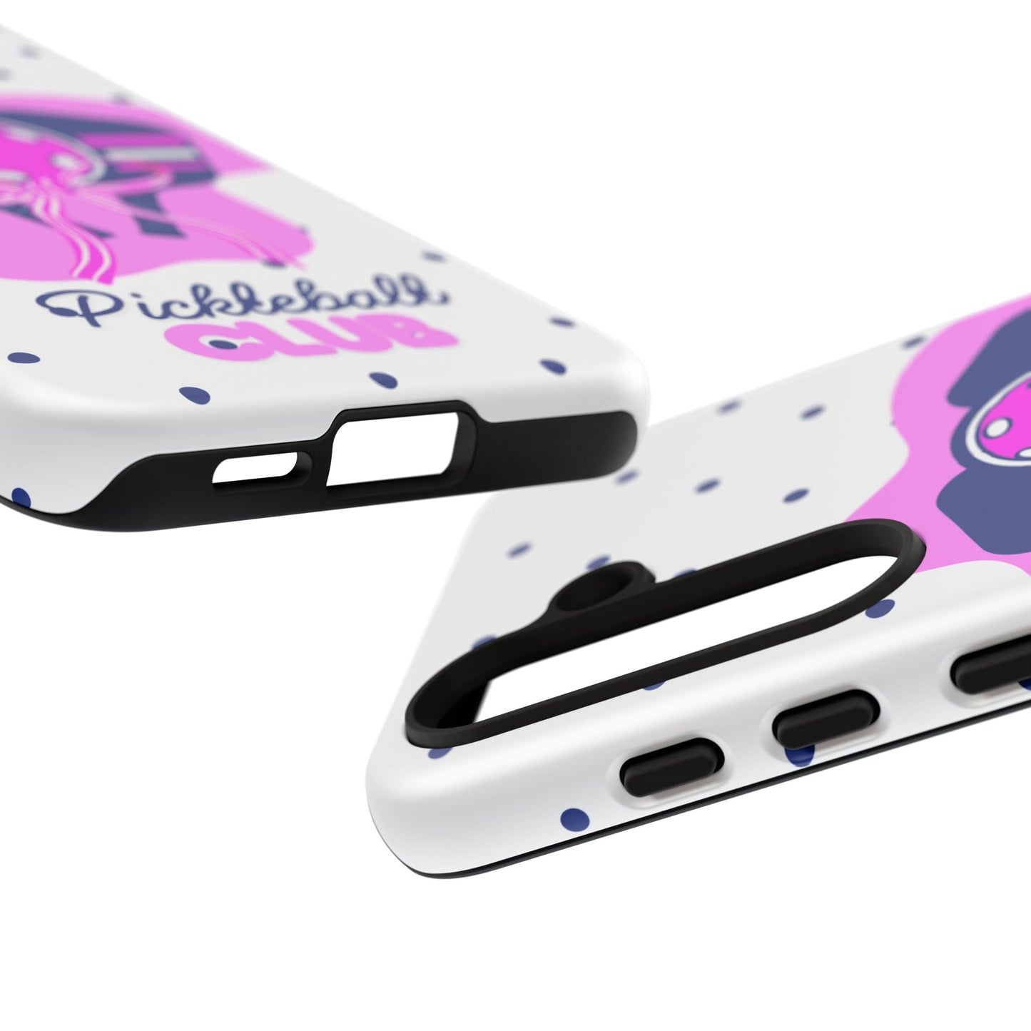 Pickleball Club Tough Phone Case for Samsung Smartphones