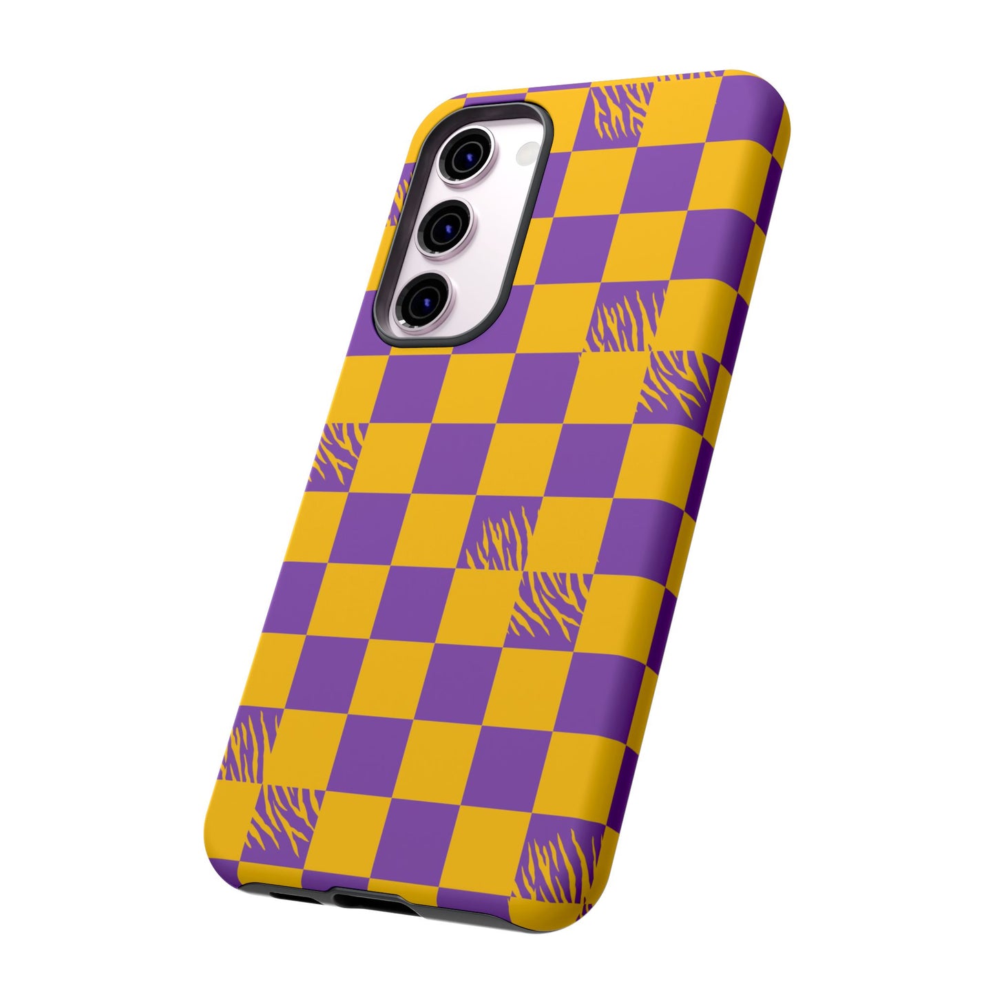 Bold Checkerboard Phone Case - Tough Cases for Samsung Smartphones
