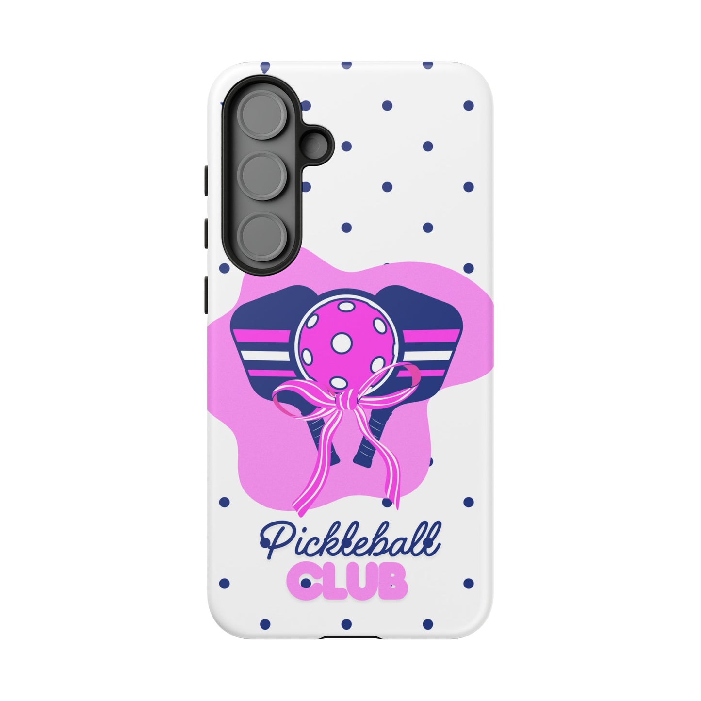 Pickleball Club Tough Phone Case for Samsung Smartphones