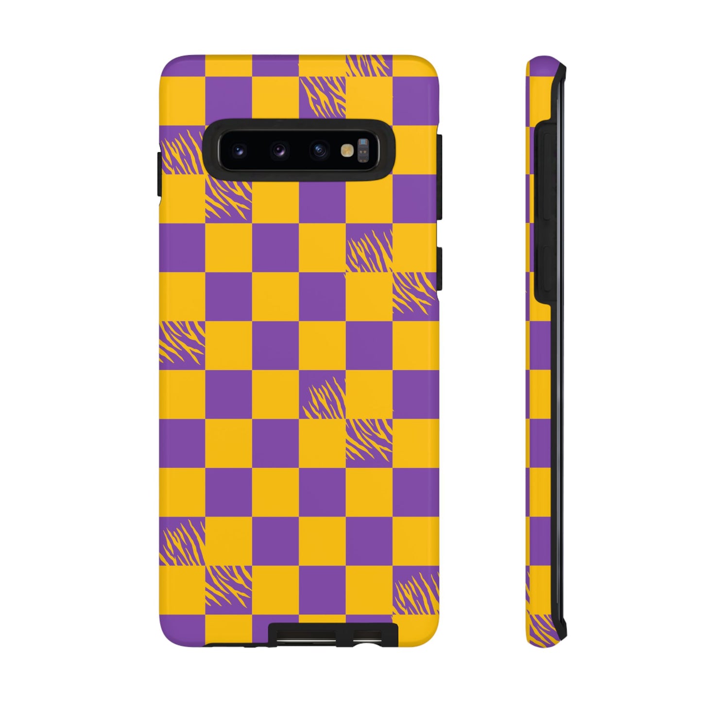 Bold Checkerboard Phone Case - Tough Cases for Samsung Smartphones