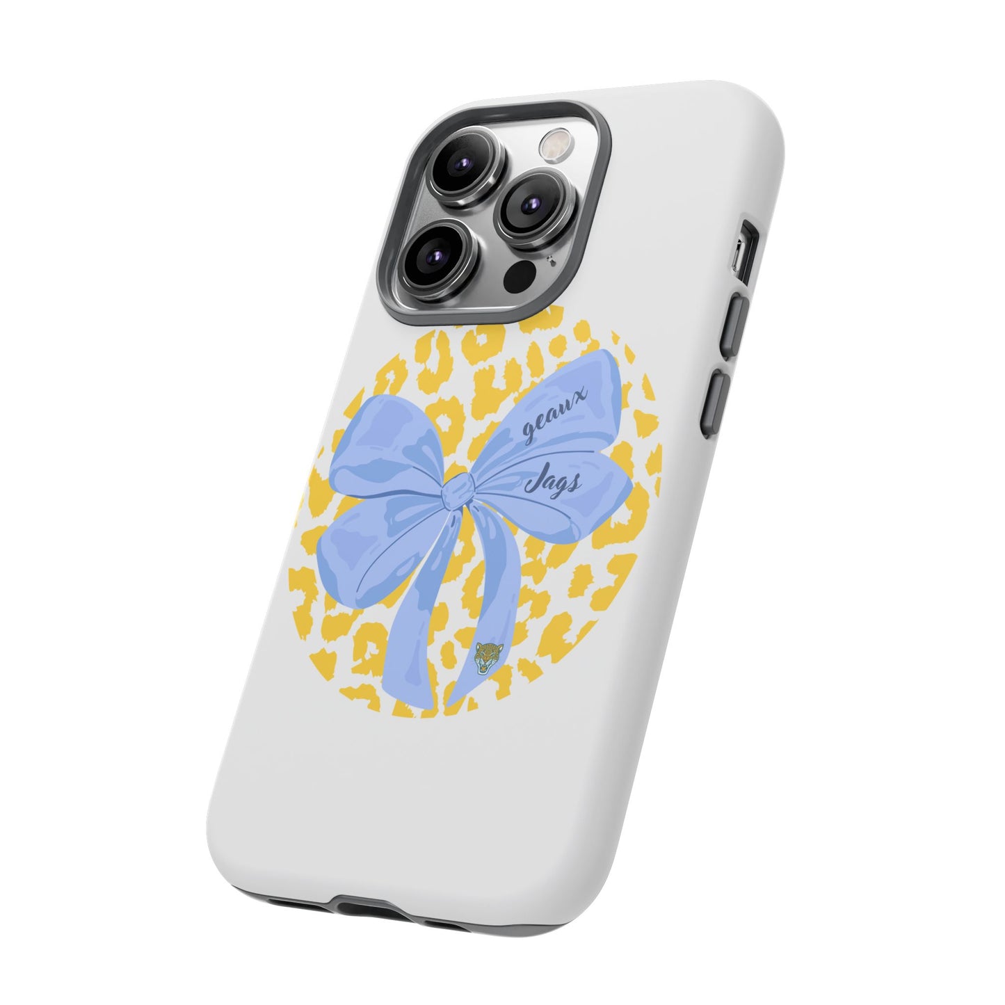 Geaux Jags Coquette Tough Phone Case for iPhone