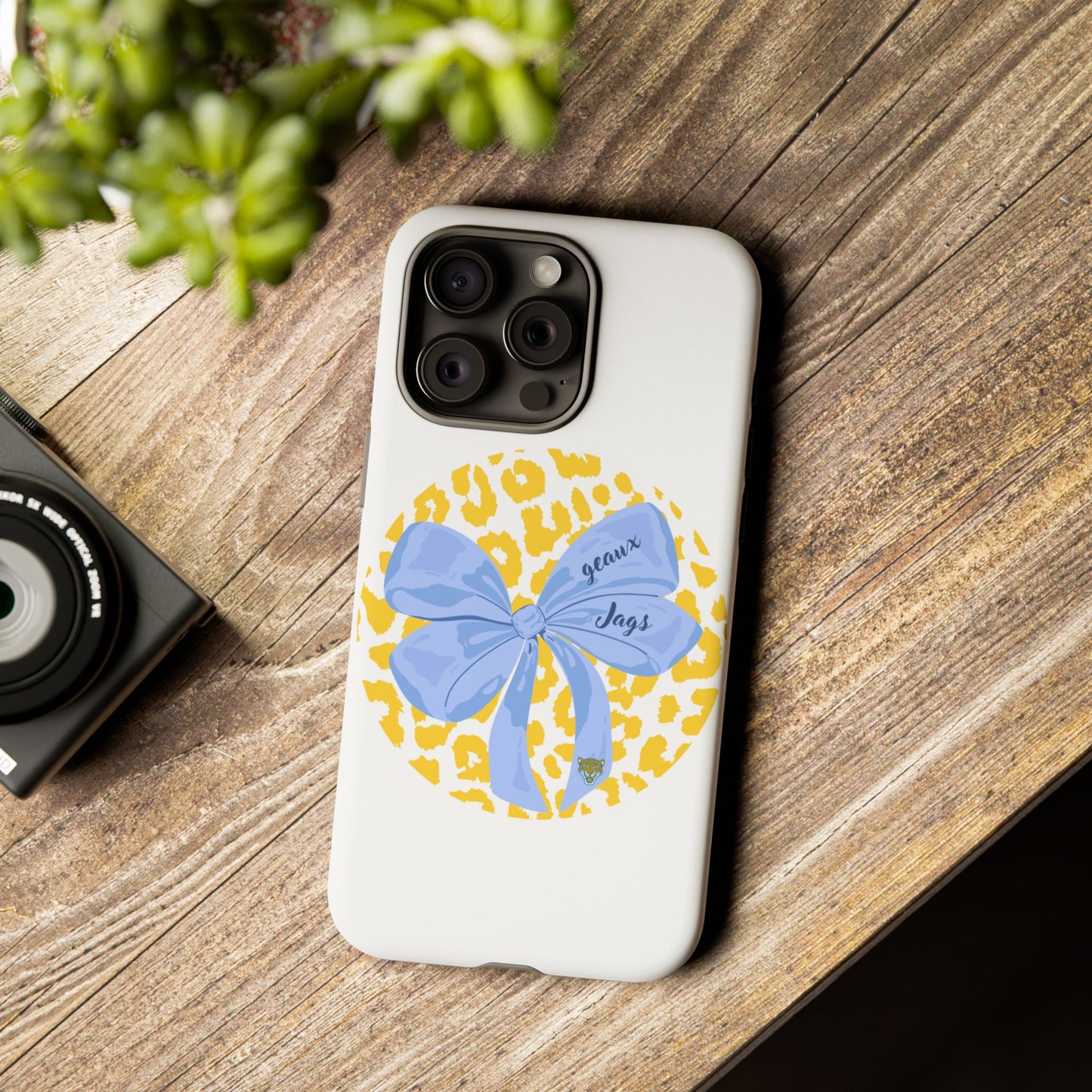 Geaux Jags Coquette Tough Phone Case for iPhone