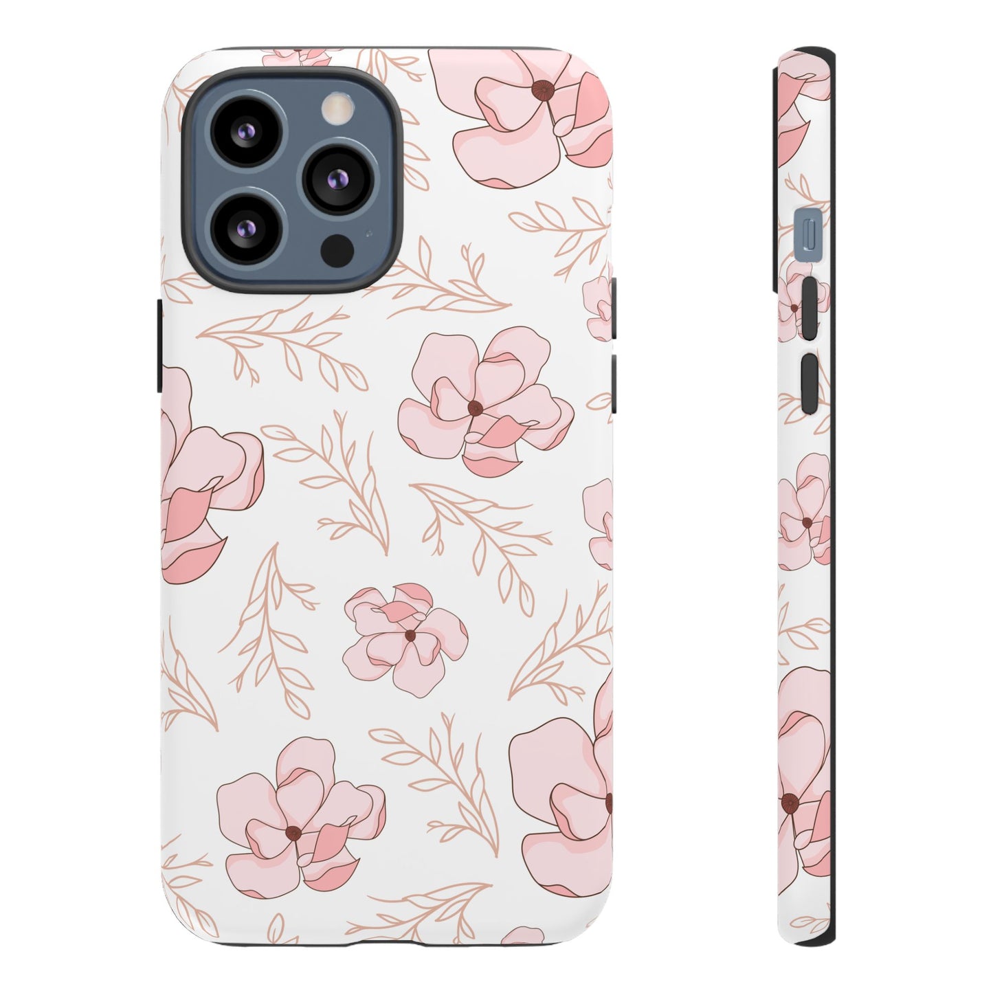 Pink Magnolia Bloom Tough Phone Case for iPhone