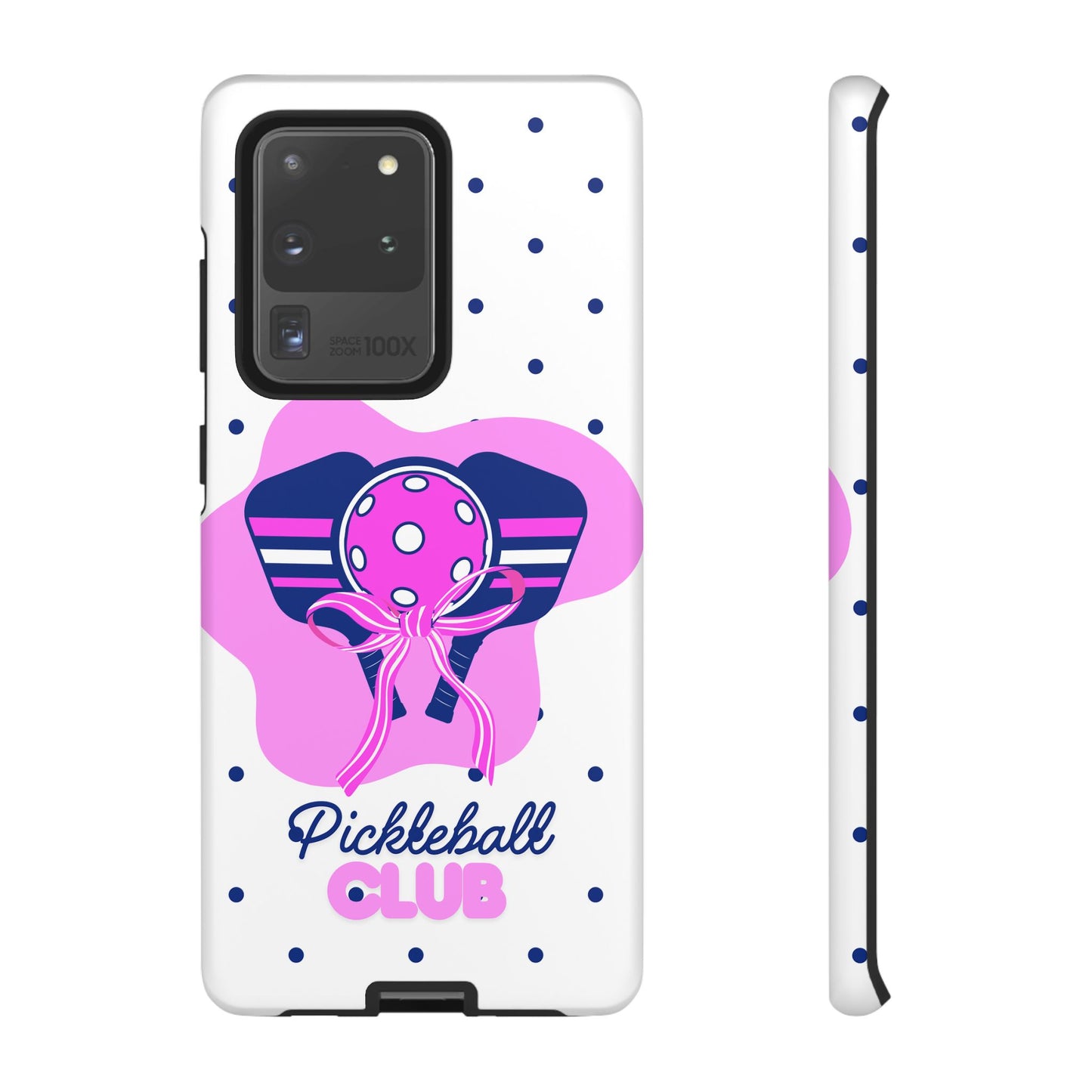 Pickleball Club Tough Phone Case for Samsung Smartphones