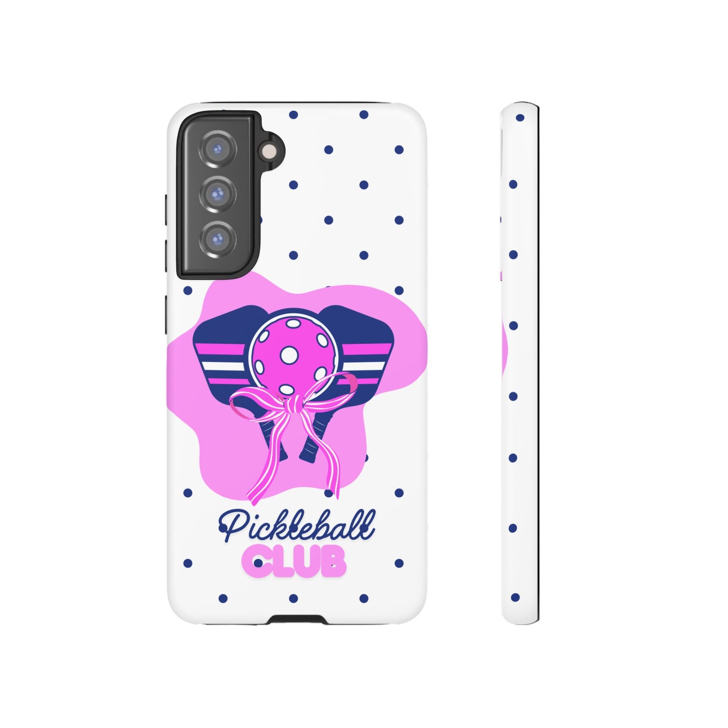 Pickleball Club Tough Phone Case for Samsung Smartphones