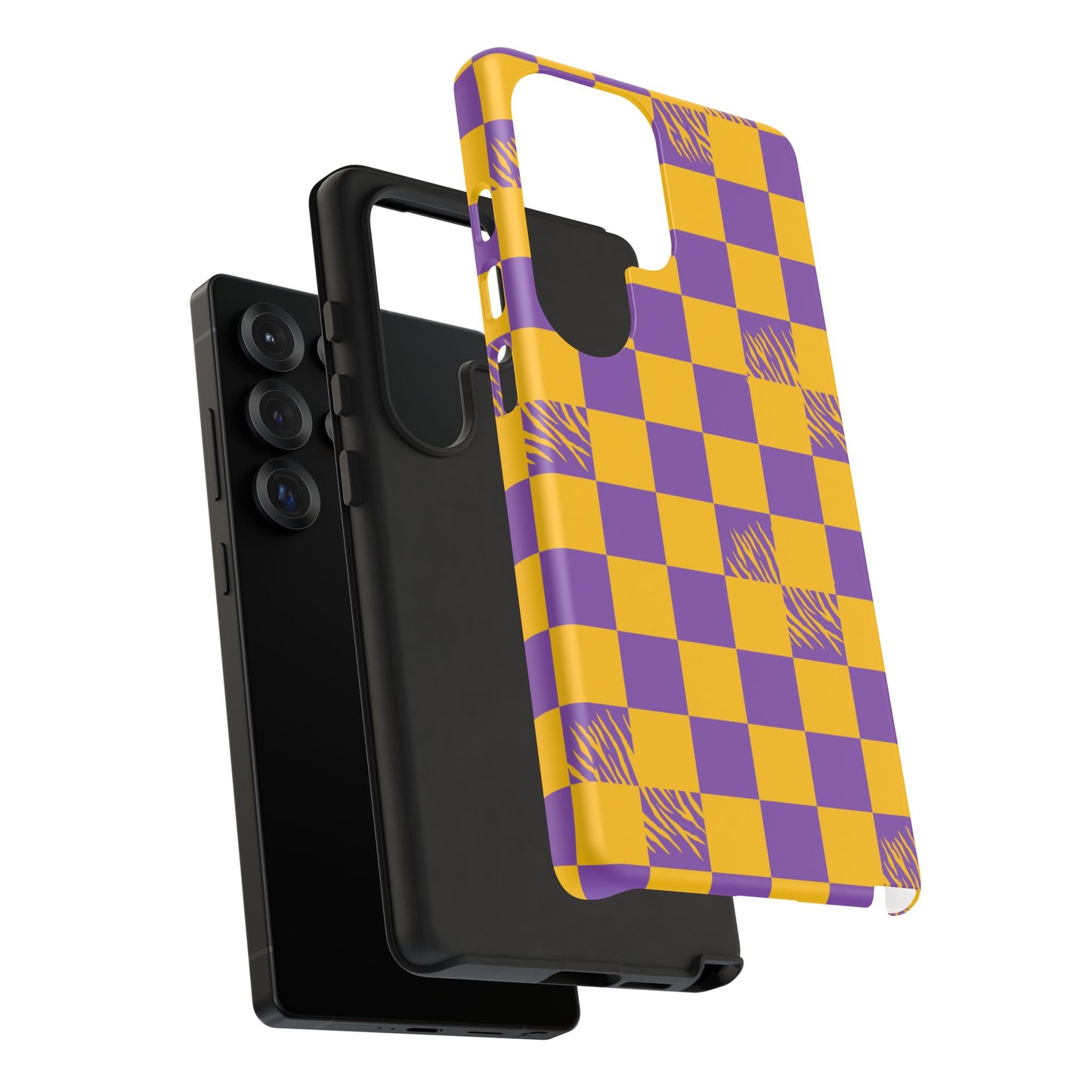 Bold Checkerboard Phone Case - Tough Cases for Samsung Smartphones